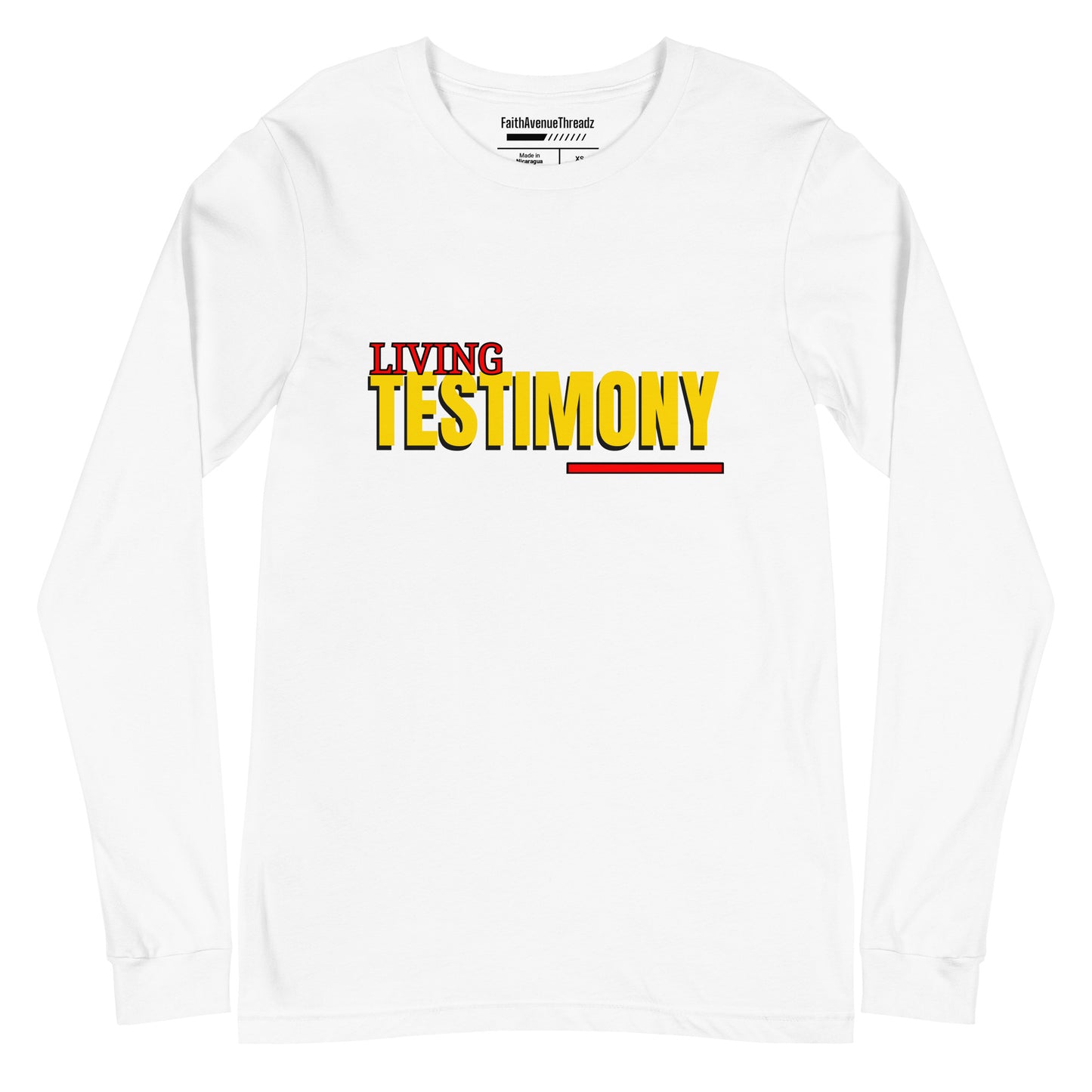Living Testimony Christian Long Sleeve Tee