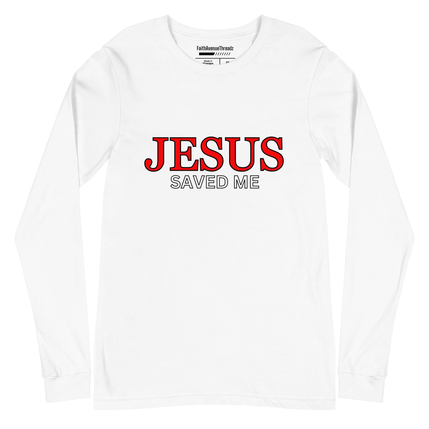 Jesus Saved Me Christian Long Sleeve Tee