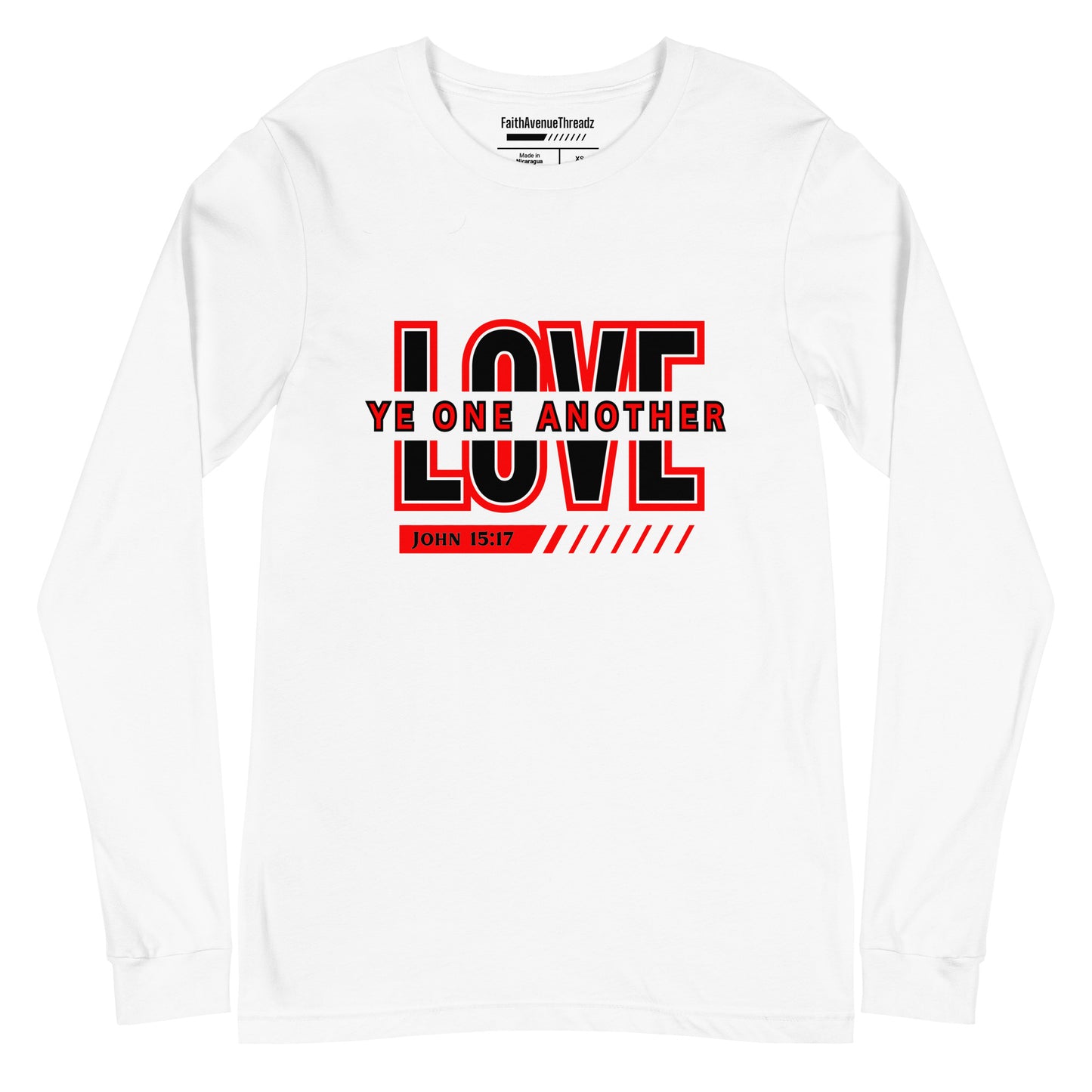Love One Another Christian Long Sleeve Tee