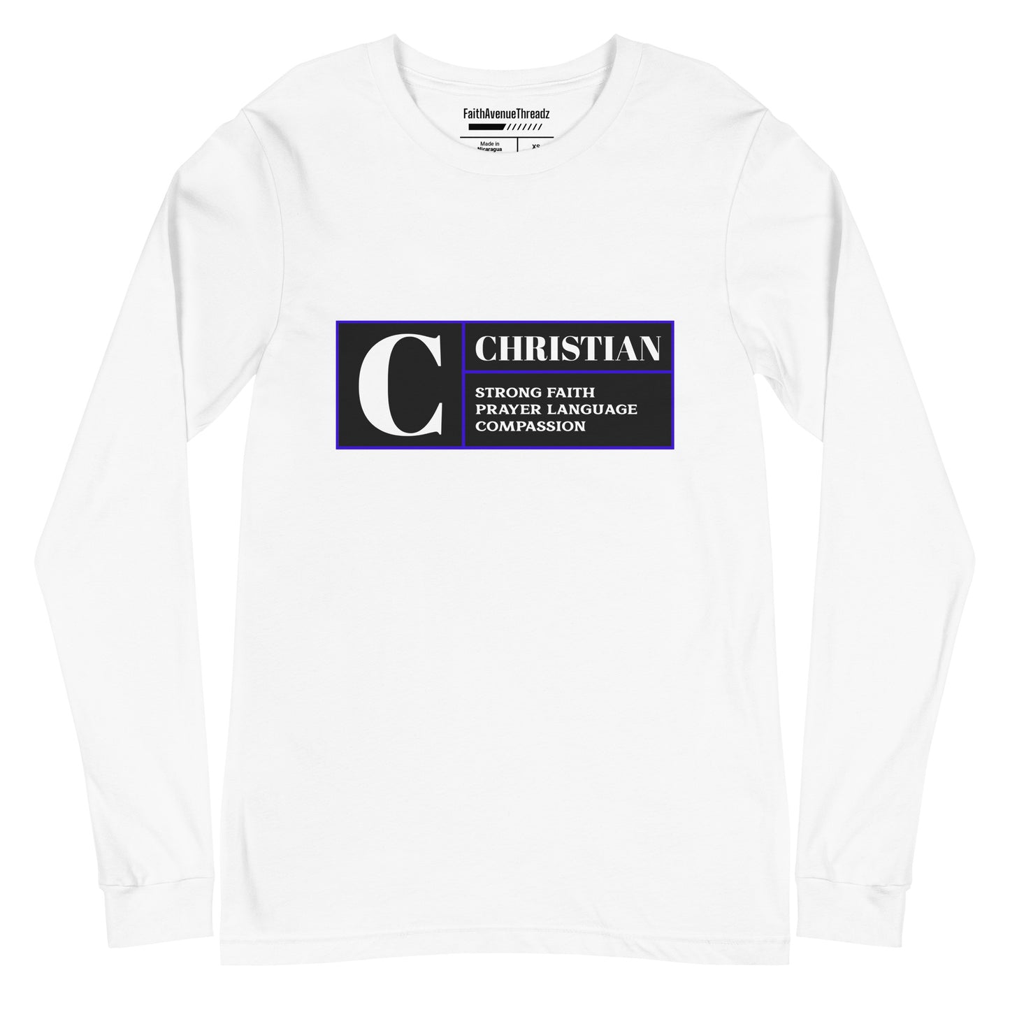 Rated C For Christian - Christian Long Sleeve Tee