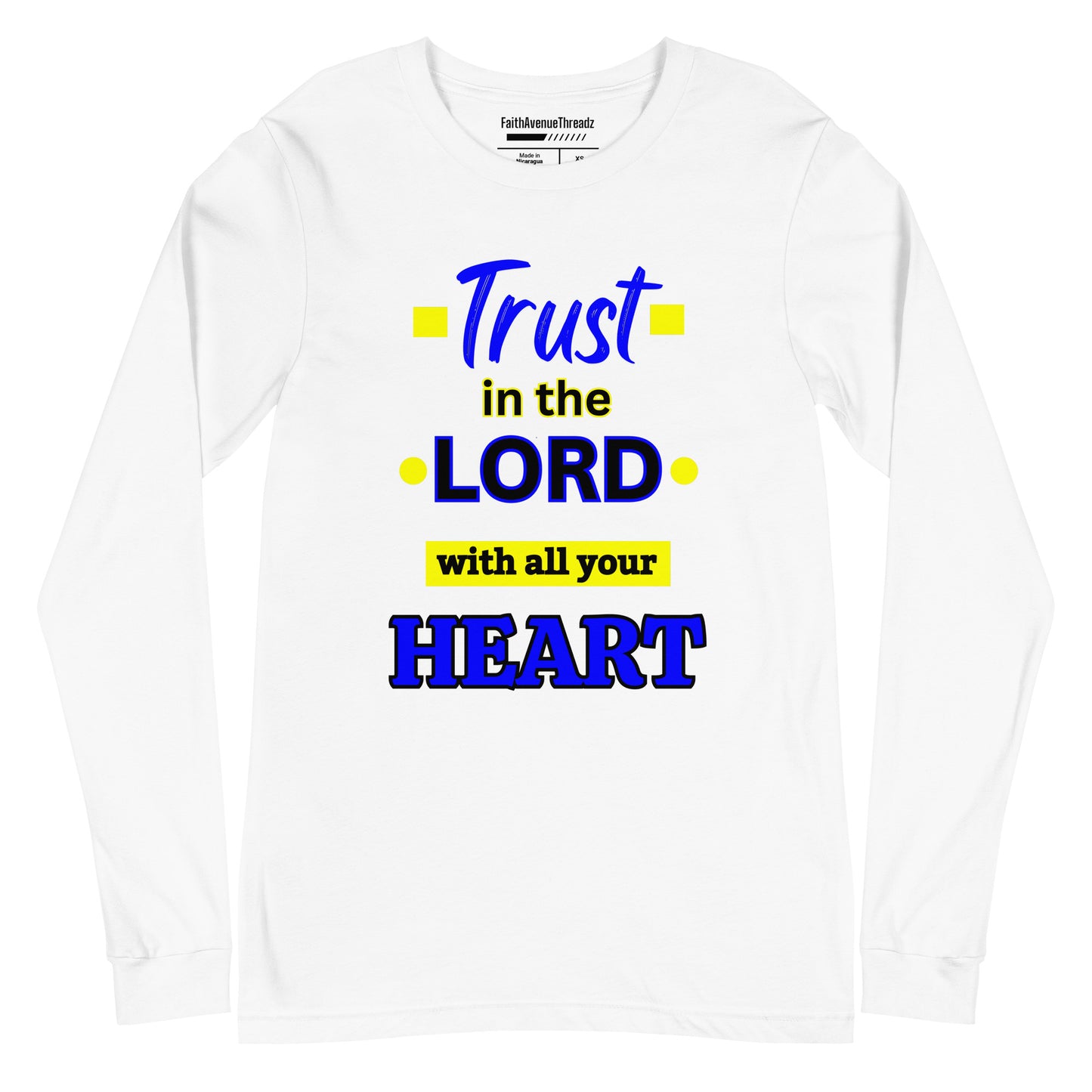 Trust In The Lord Christian Long Sleeve Tee