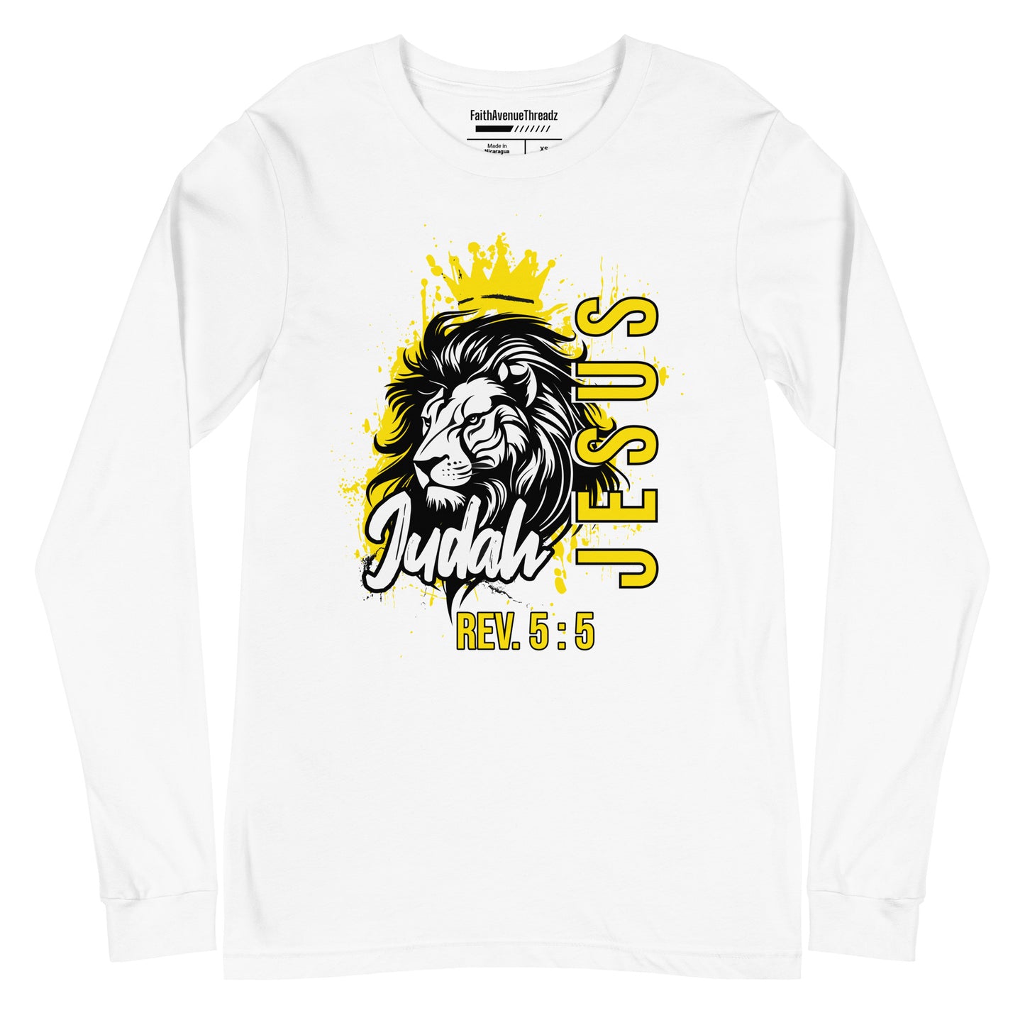 Jesus, The Lion of Judah Christian Long Sleeve Tee