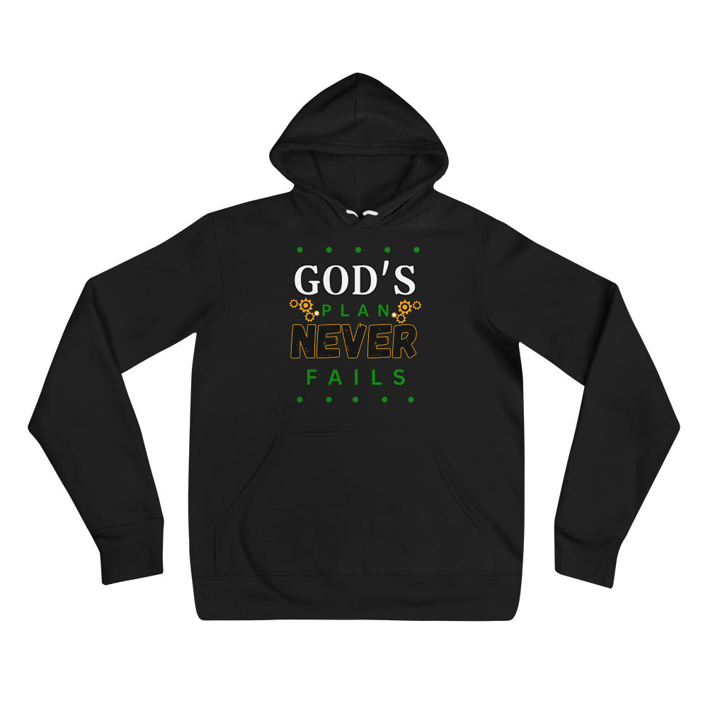 God's Plan Never Fails Christian Hoodie