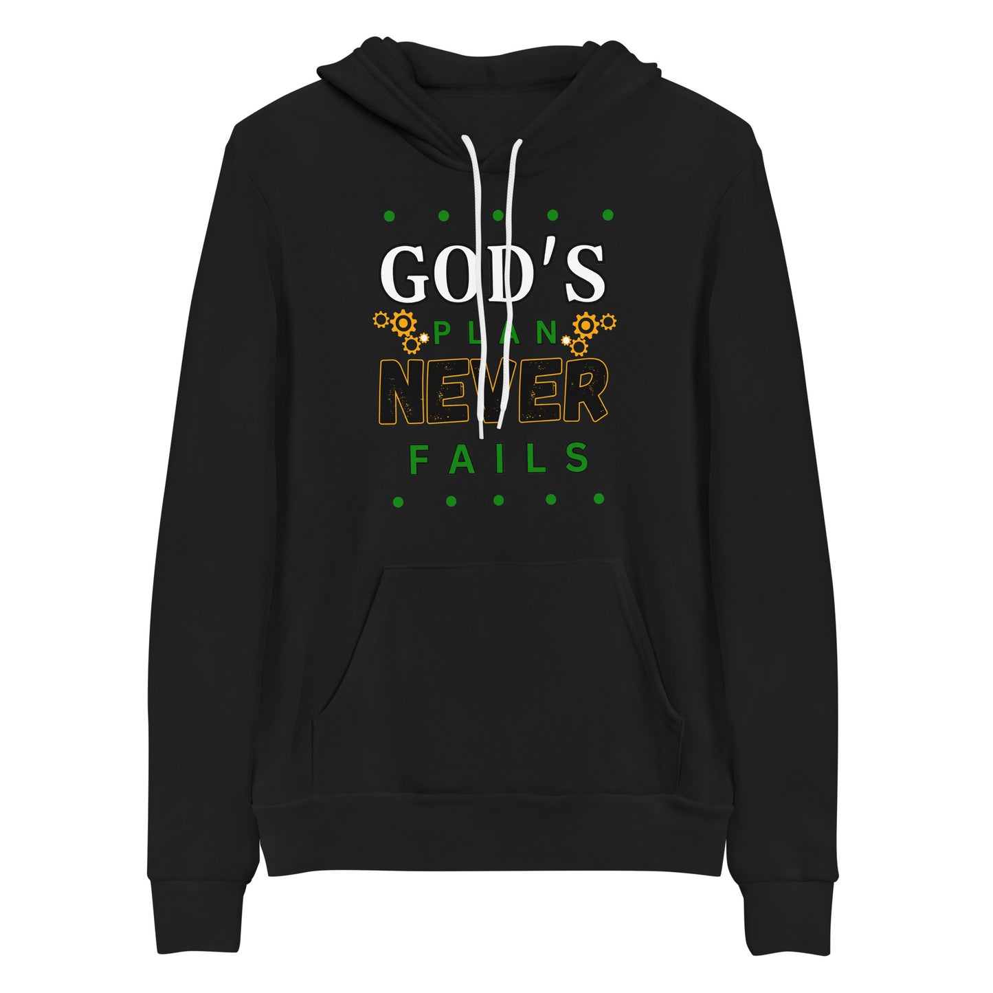 God's Plan Never Fails Christian Hoodie