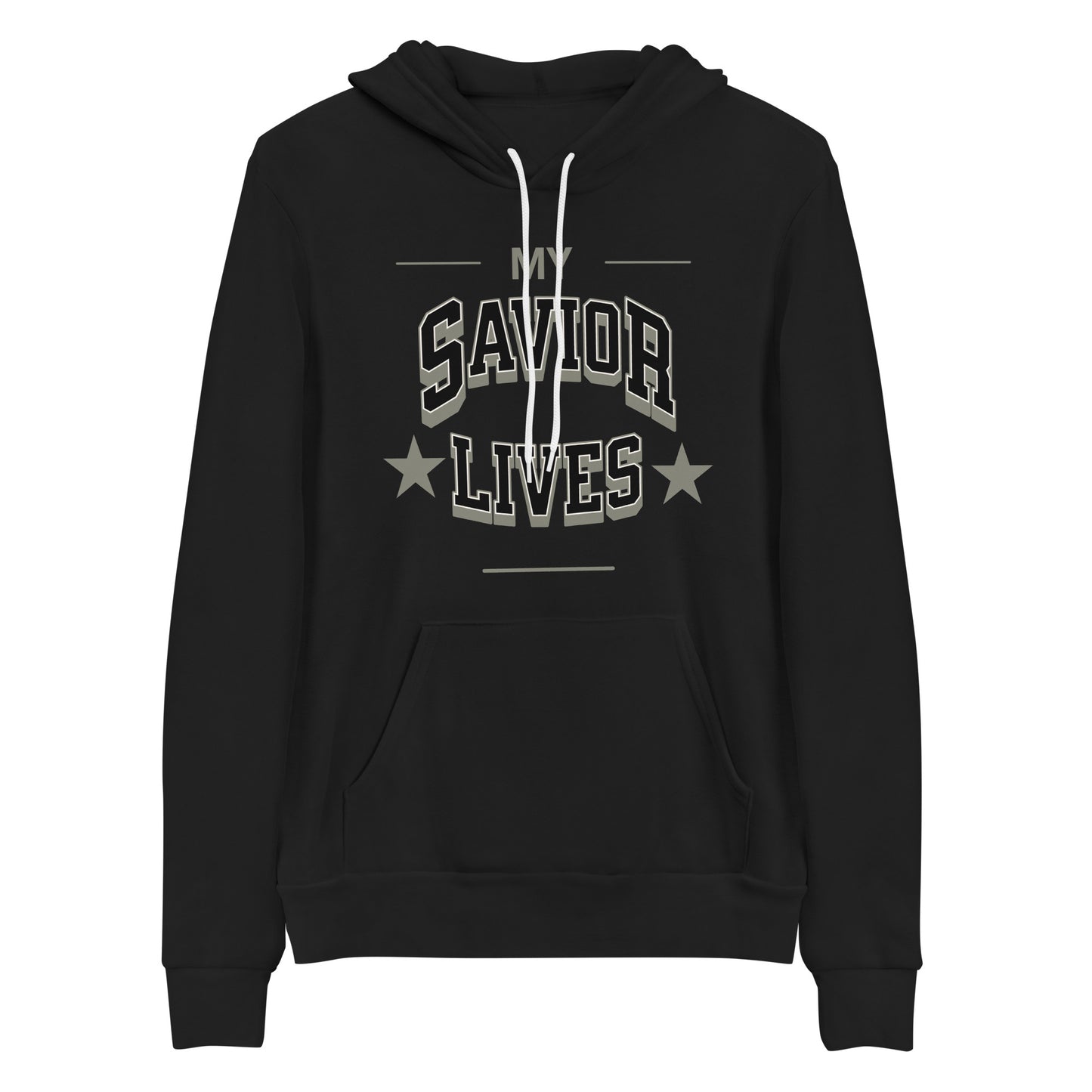 My Savior Lives Christian Hoodie