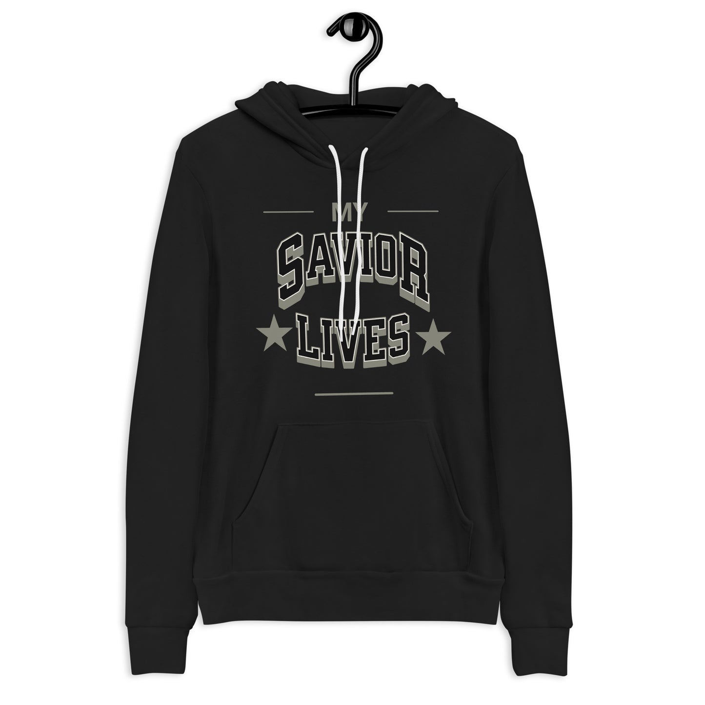 My Savior Lives Christian Hoodie