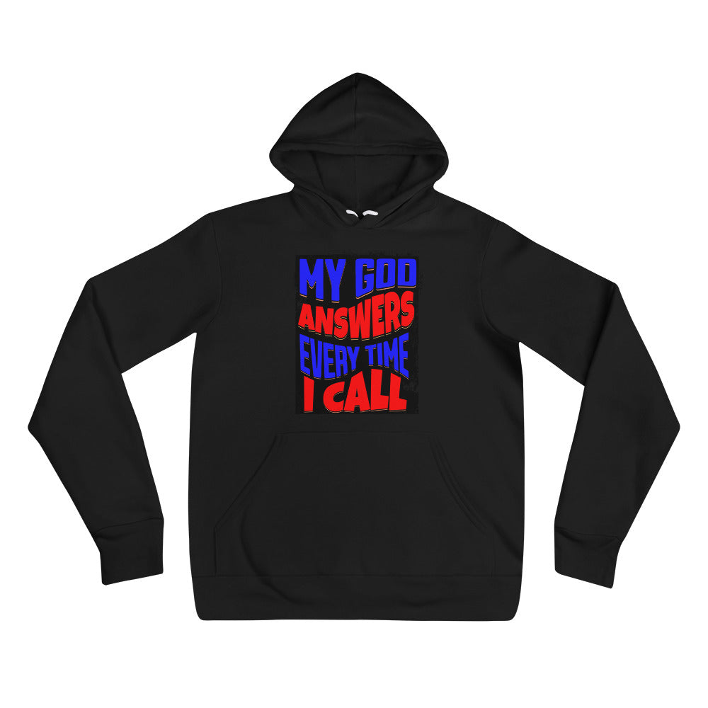My God Answers Christian Hoodie
