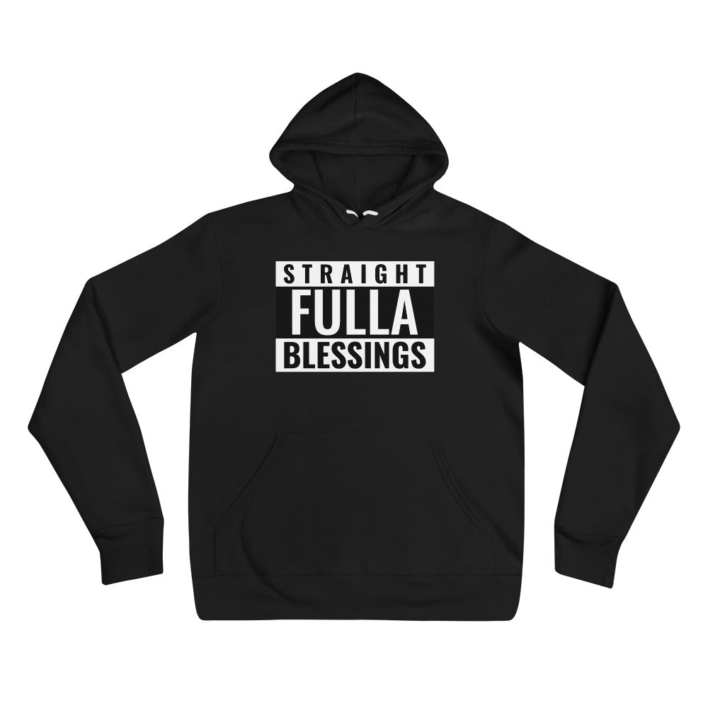 Straight Full of Blessings Christian Hoodie