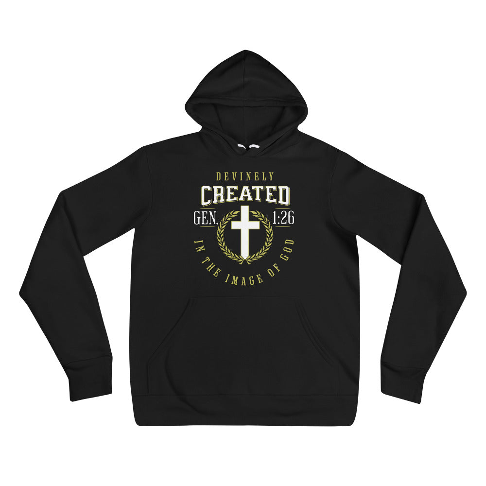 Created in God's Image Christian Hoodie