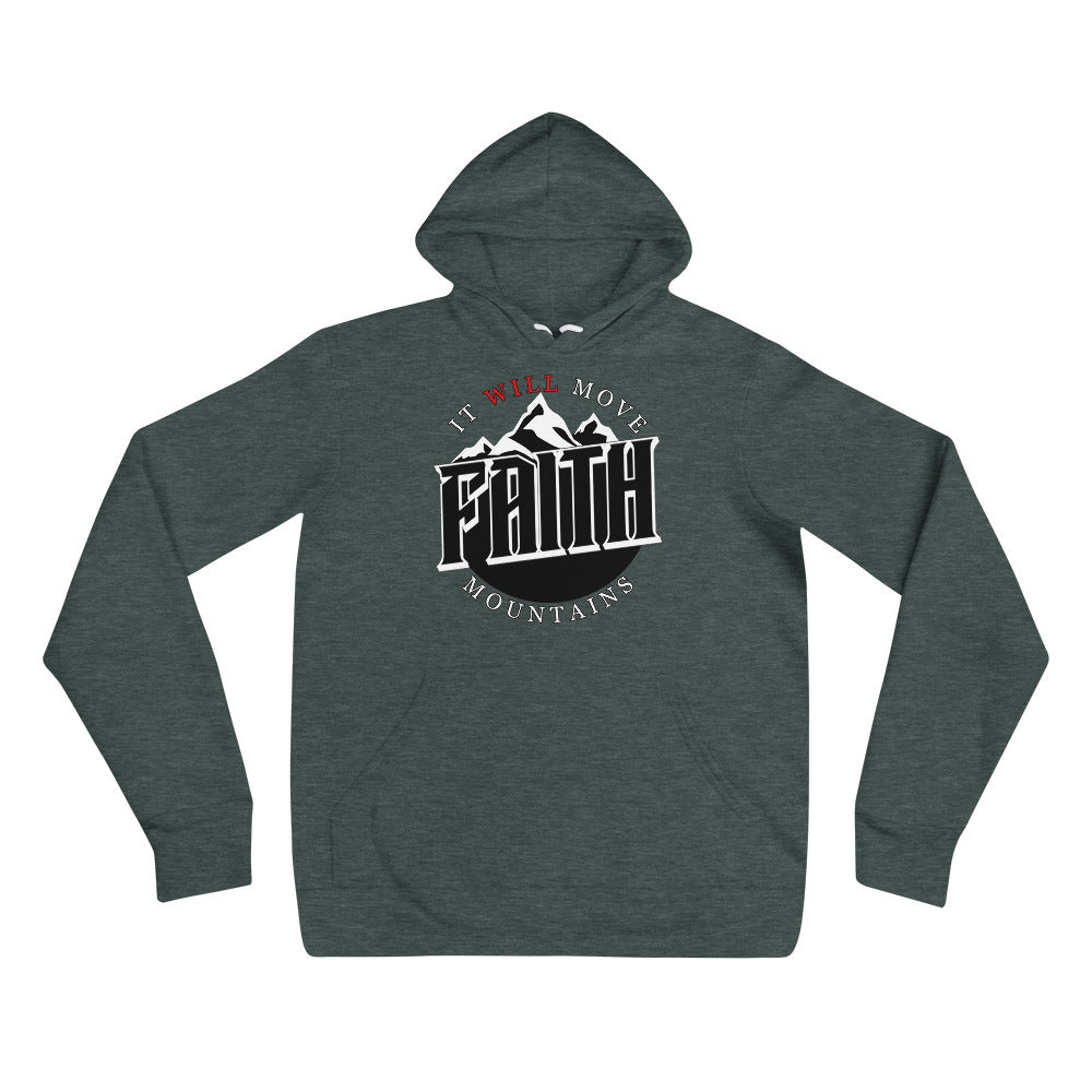 Faith Will Move Mountains Christian Hoodie