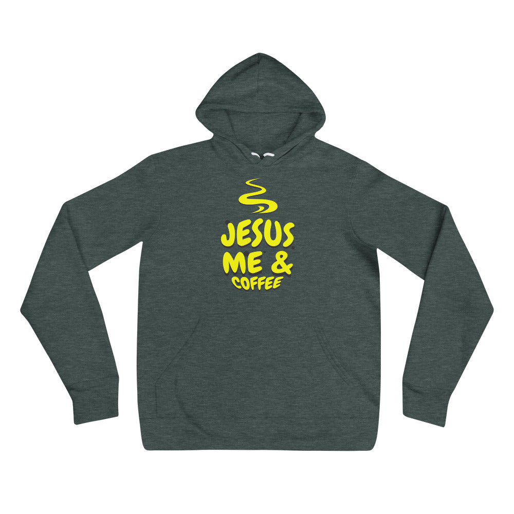 Jesus Me And Coffee Christian Hoodie
