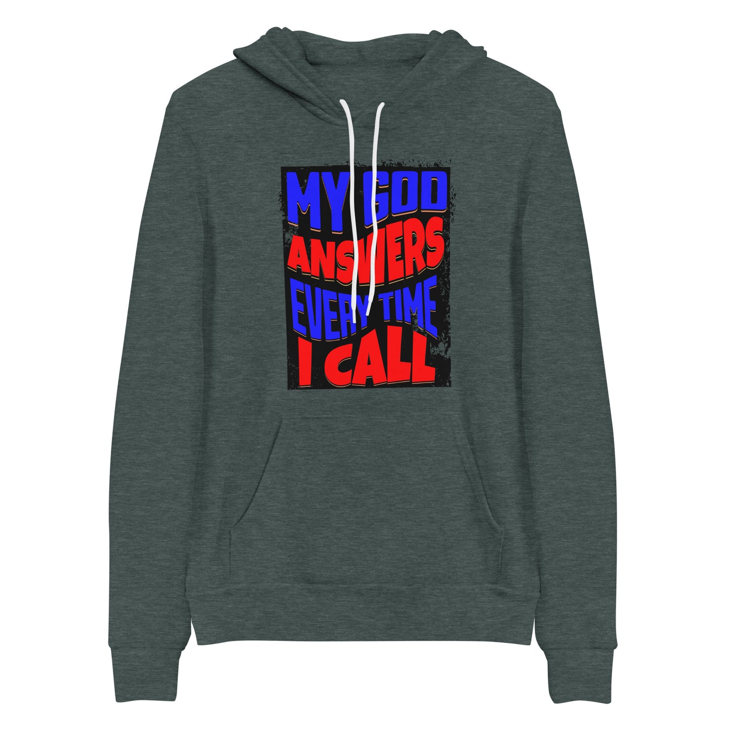 My God Answers Christian Hoodie