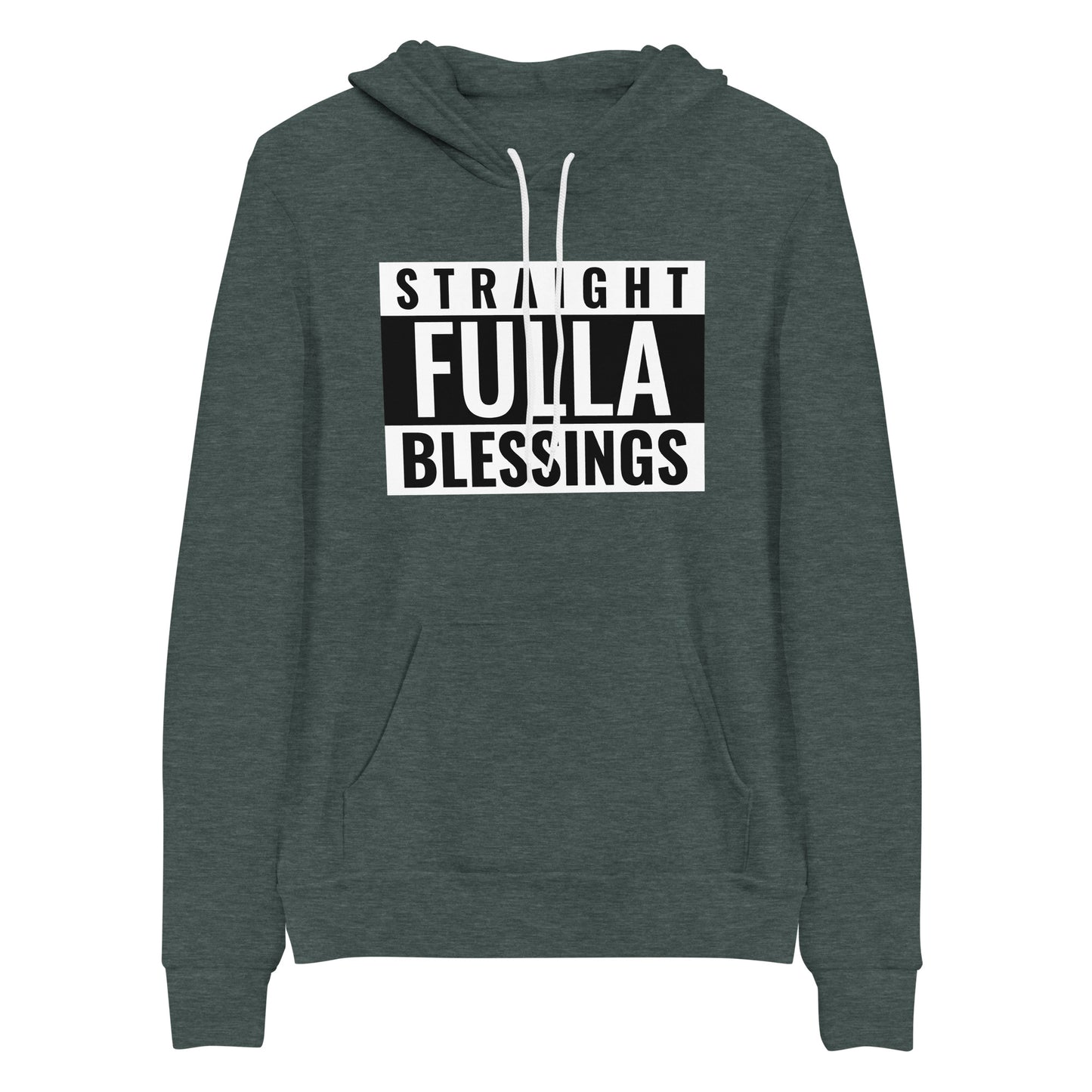 Straight Full of Blessings Christian Hoodie