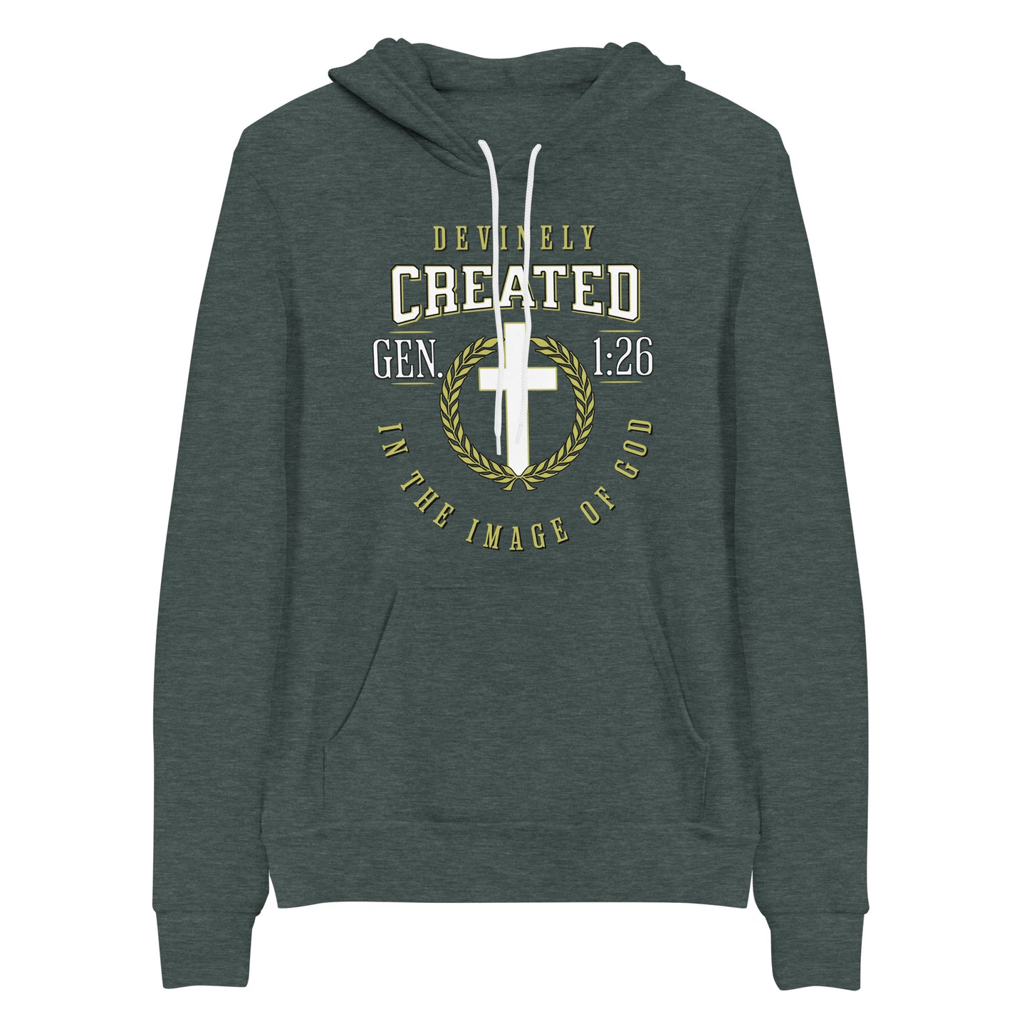 Created in God's Image Christian Hoodie
