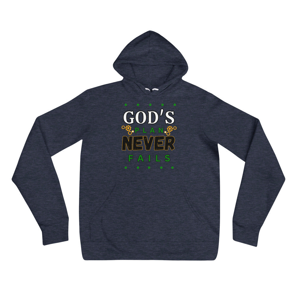 God's Plan Never Fails Christian Hoodie