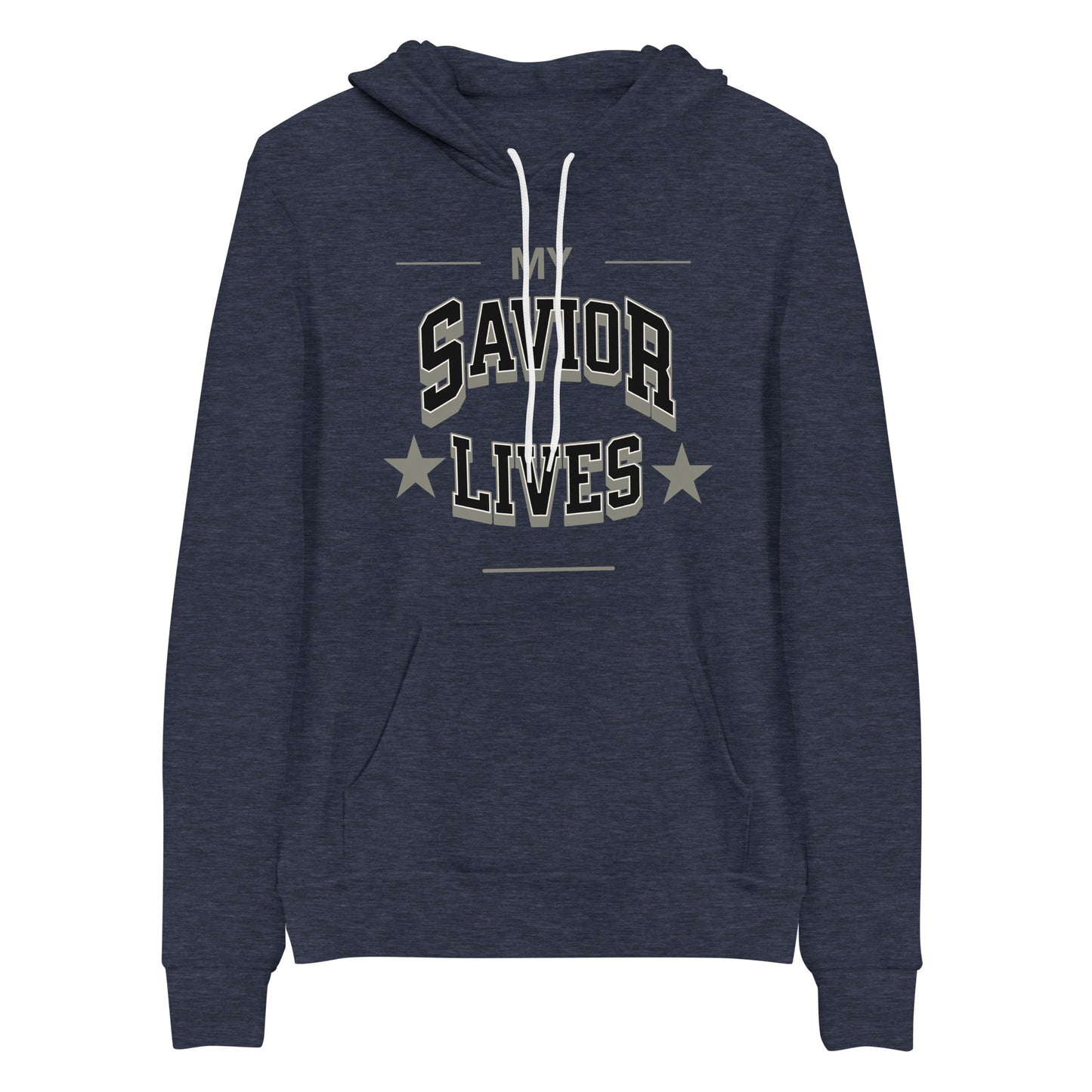 My Savior Lives Christian Hoodie