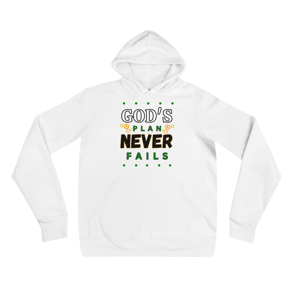 God's Plan Never Fails Christian Hoodie