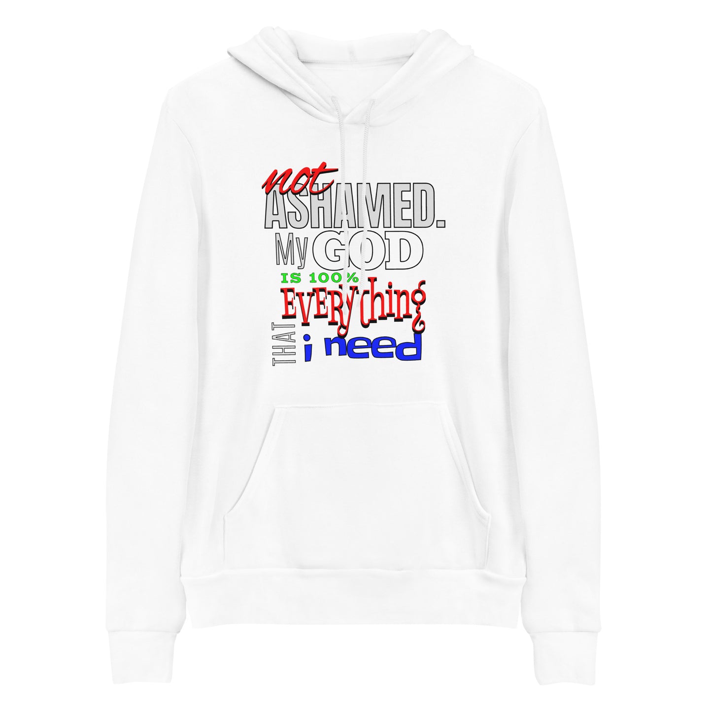 Not Ashamed Christian Hoodie