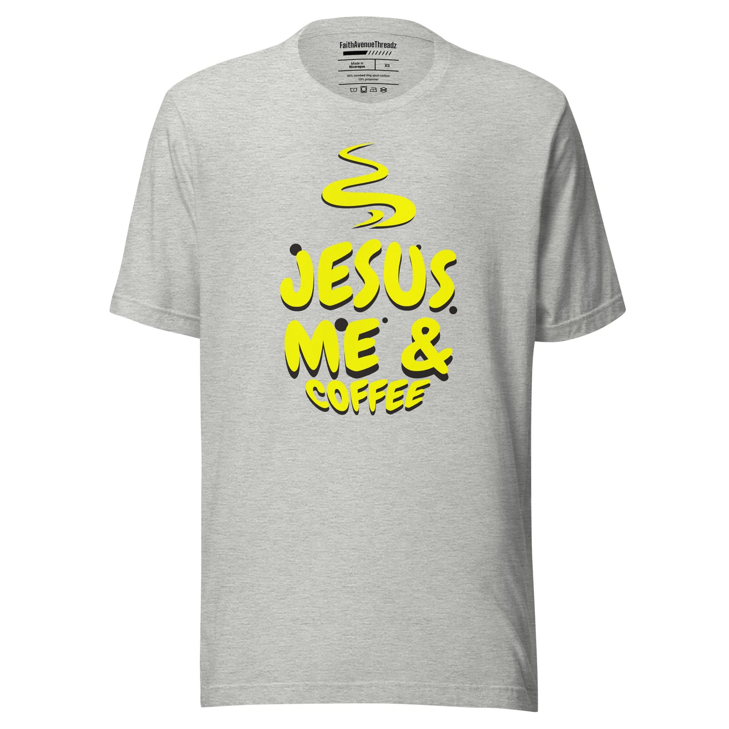 Jesus Me And Coffee Christian T-shirt