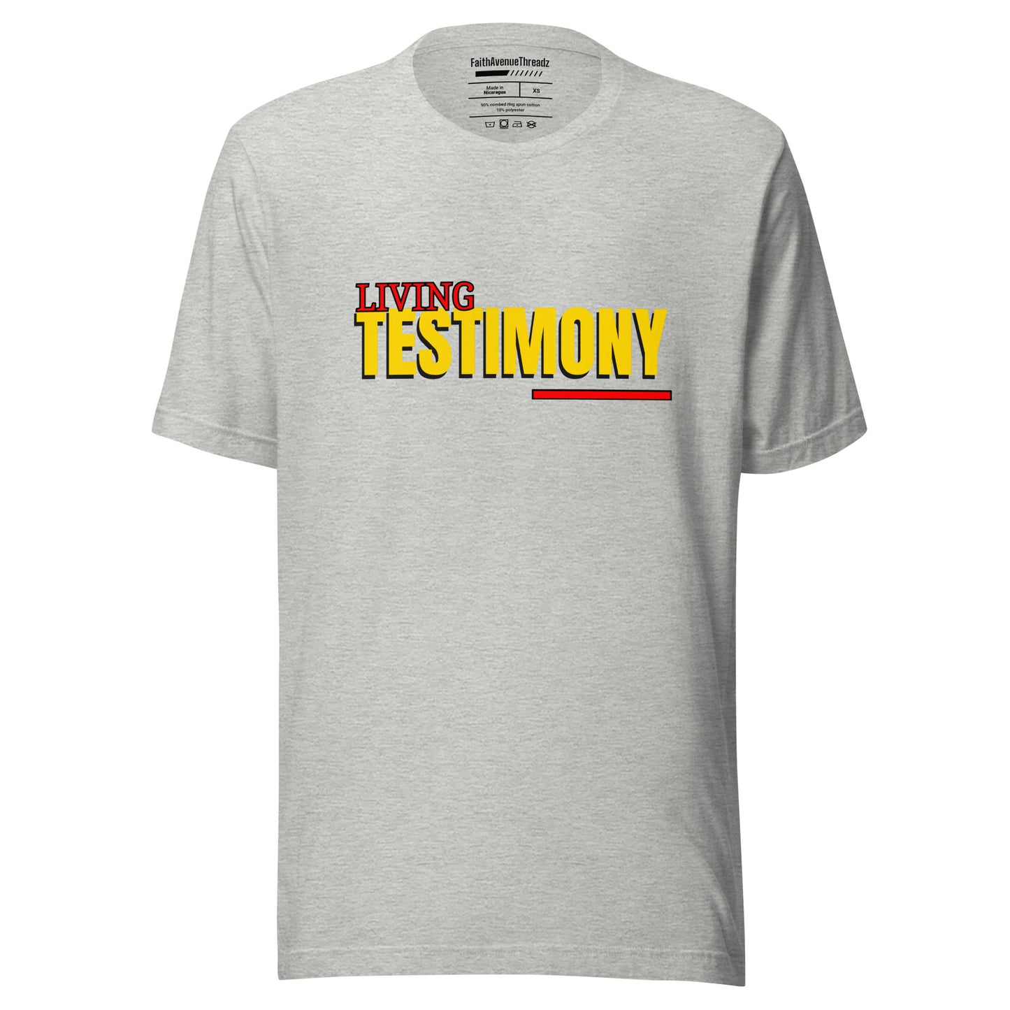 Living Testimony Christian T-shirt