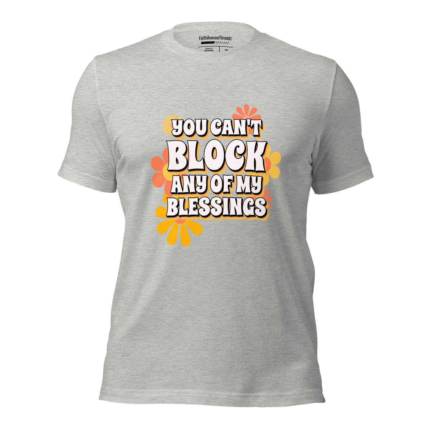 Can't Block My Blessing Christian T-shirt