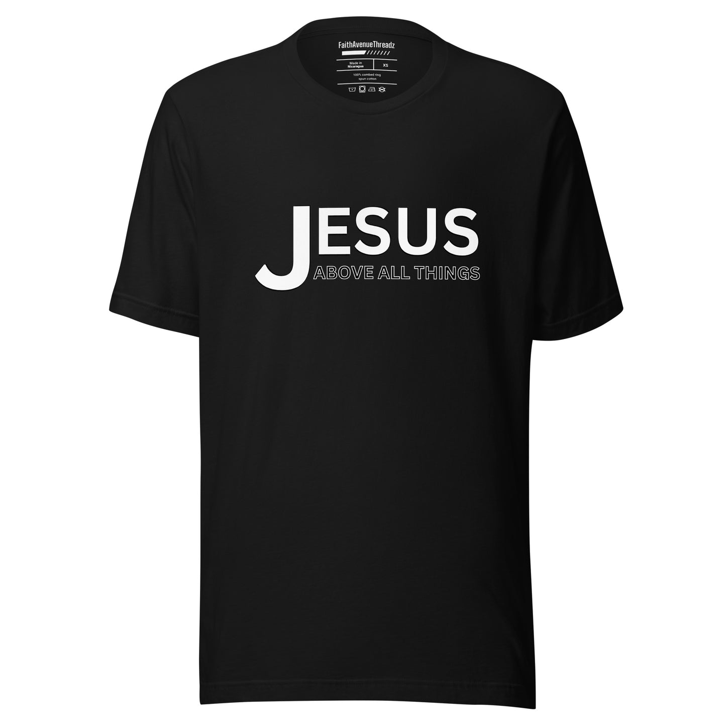 Jesus Above All Things Christian T-shirt