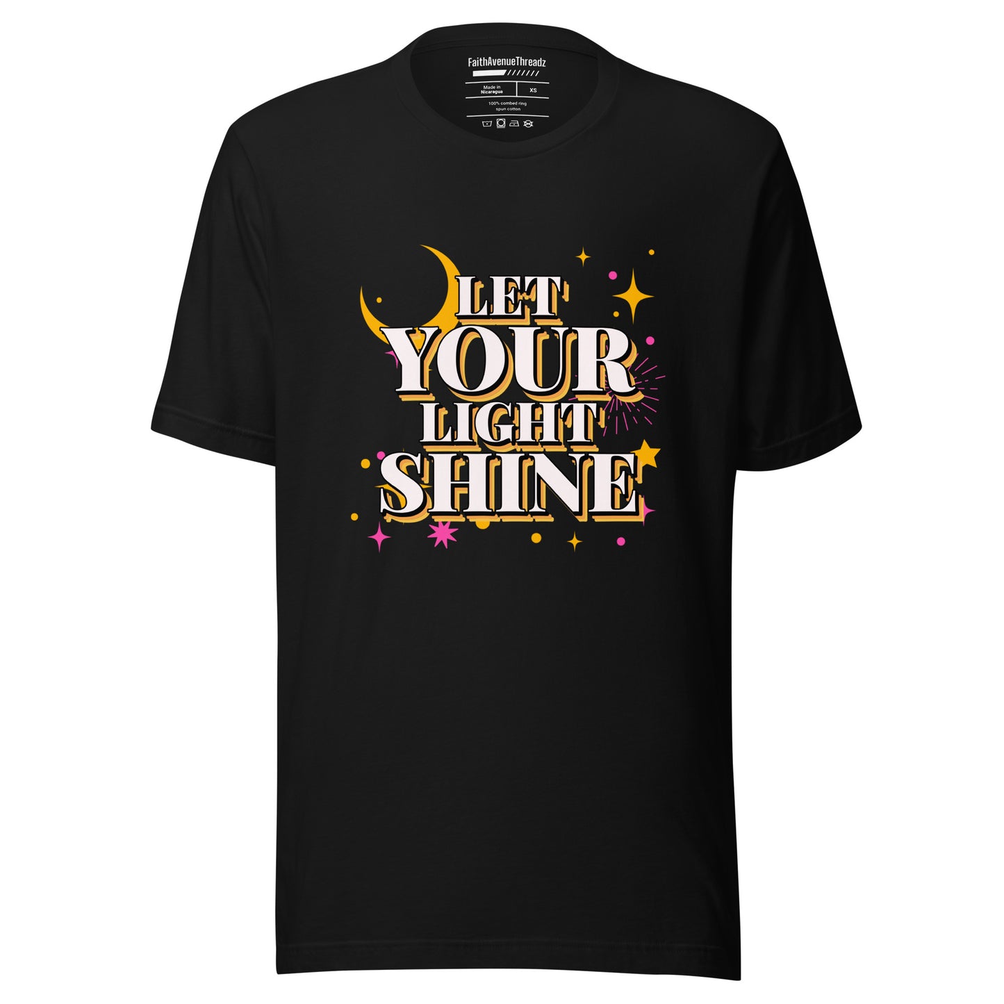 Let Your Light Shine Christian T-shirt