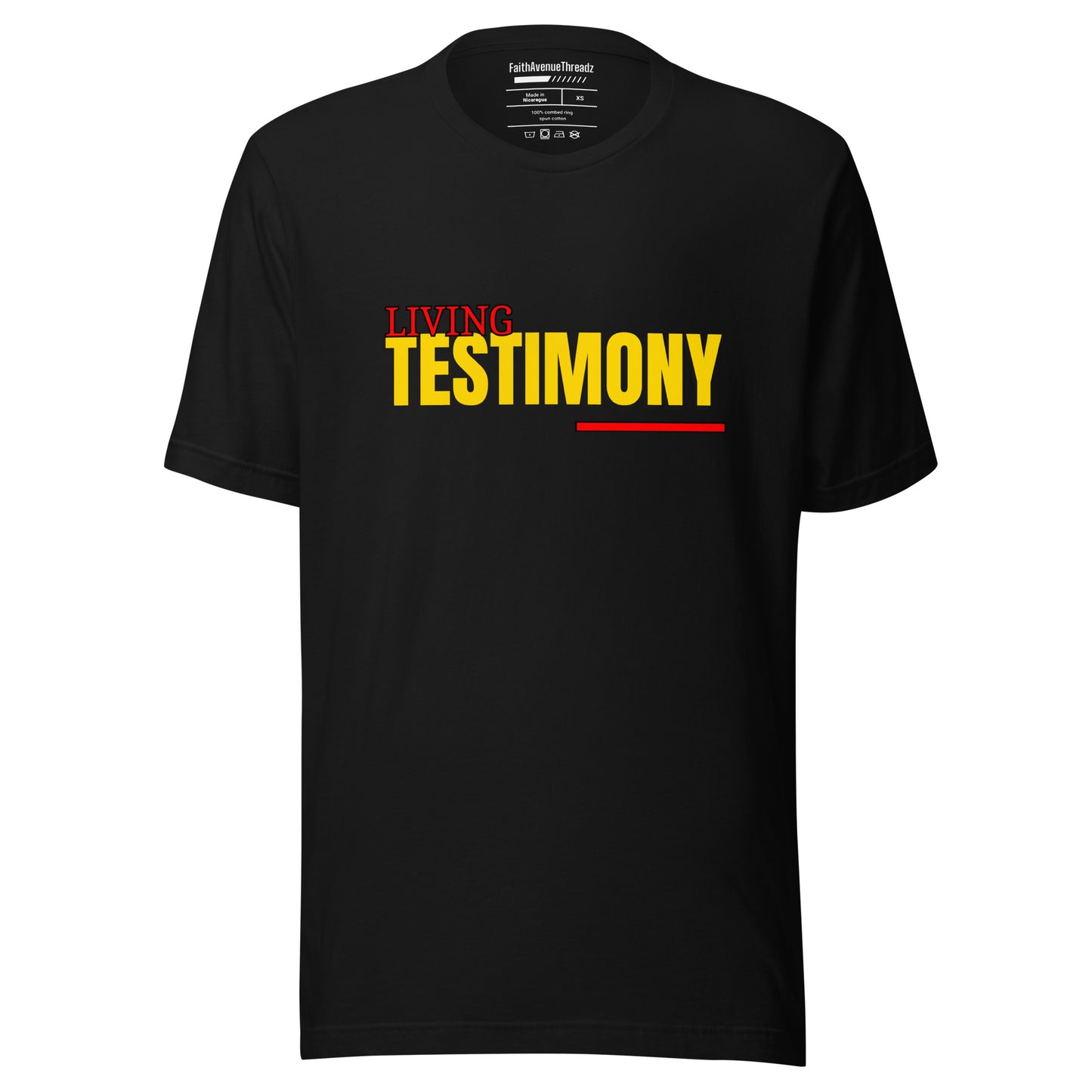 Living Testimony Christian T-shirt