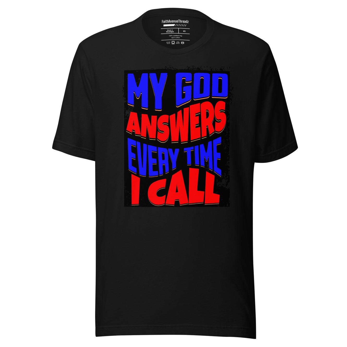 My God Answers Christian T-shirt