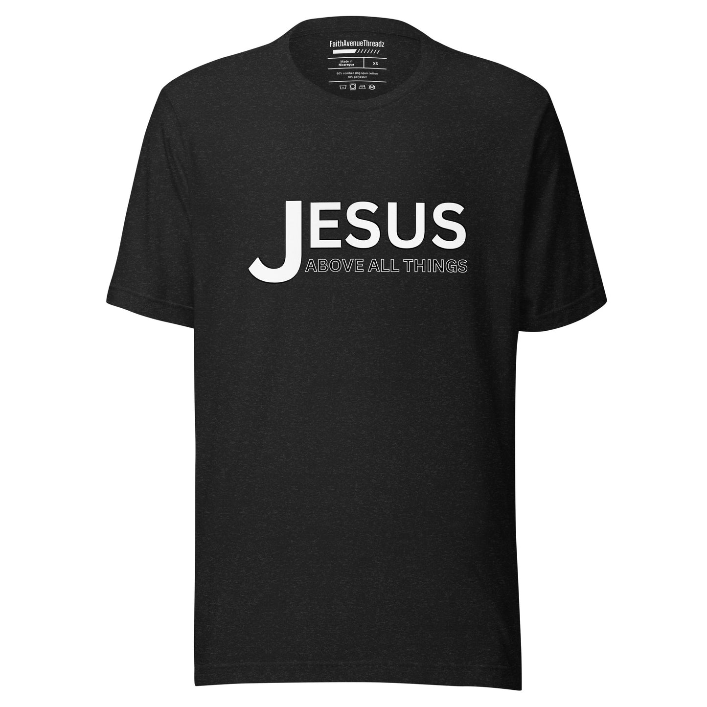 Jesus Above All Things Christian T-shirt