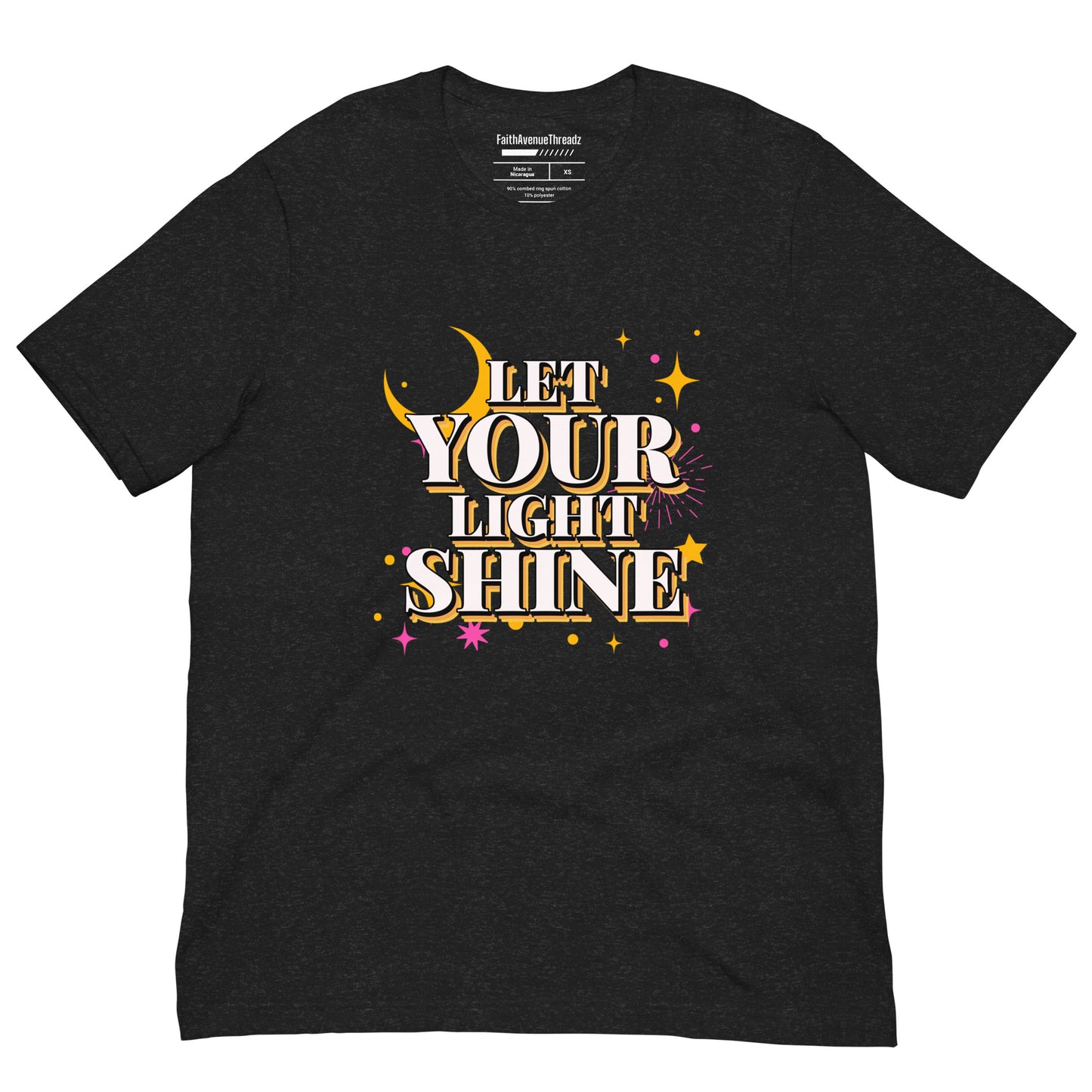 Let Your Light Shine Christian T-shirt