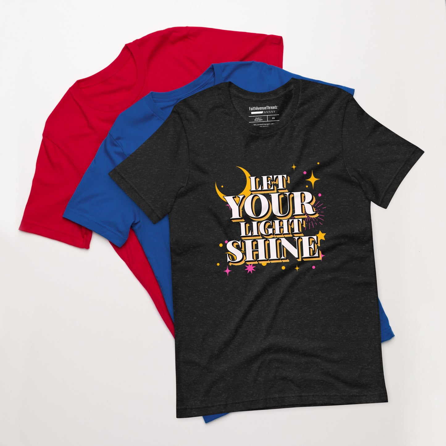 Let Your Light Shine Christian T-shirt