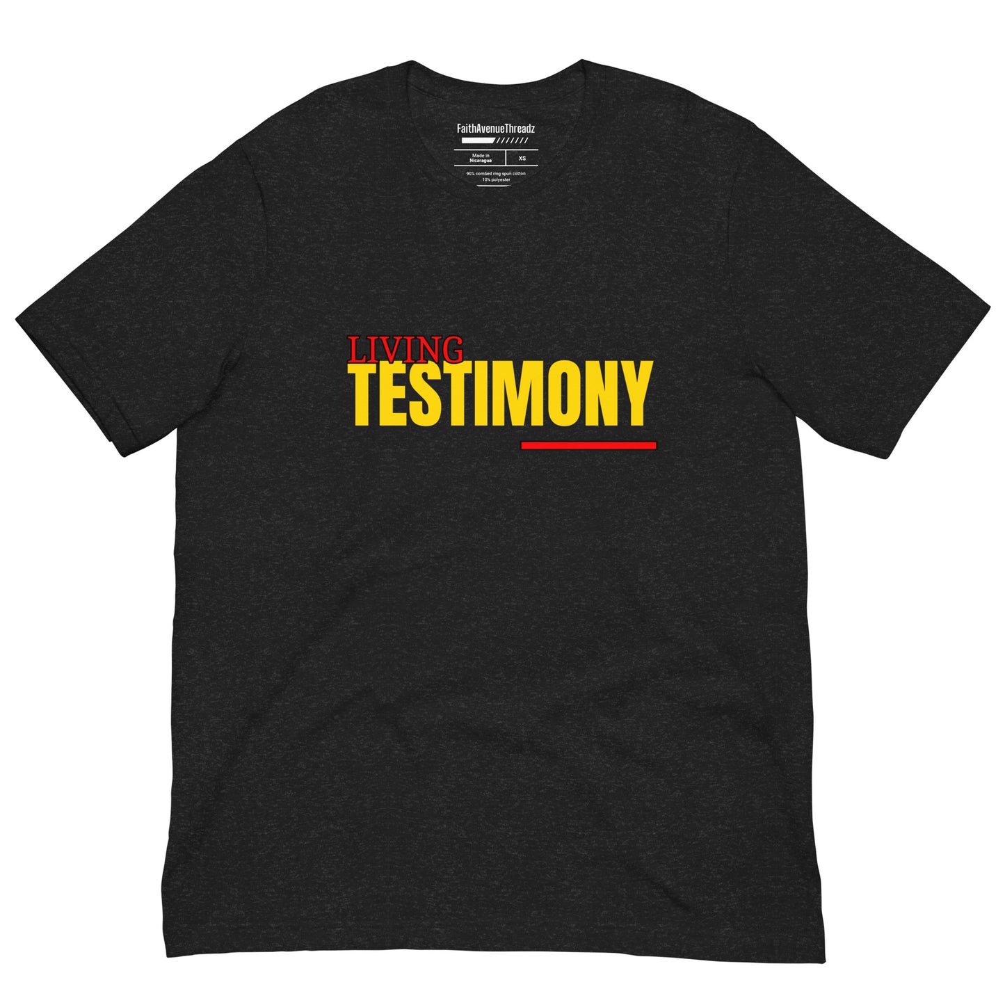 Living Testimony Christian T-shirt