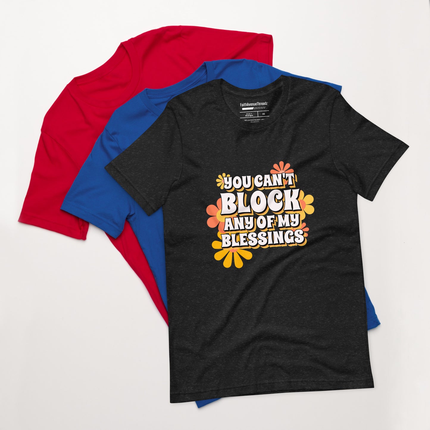 Can't Block My Blessing Christian T-shirt