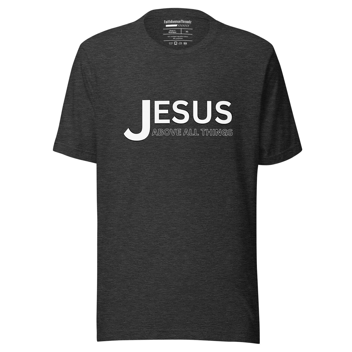 Jesus Above All Things Christian T-shirt