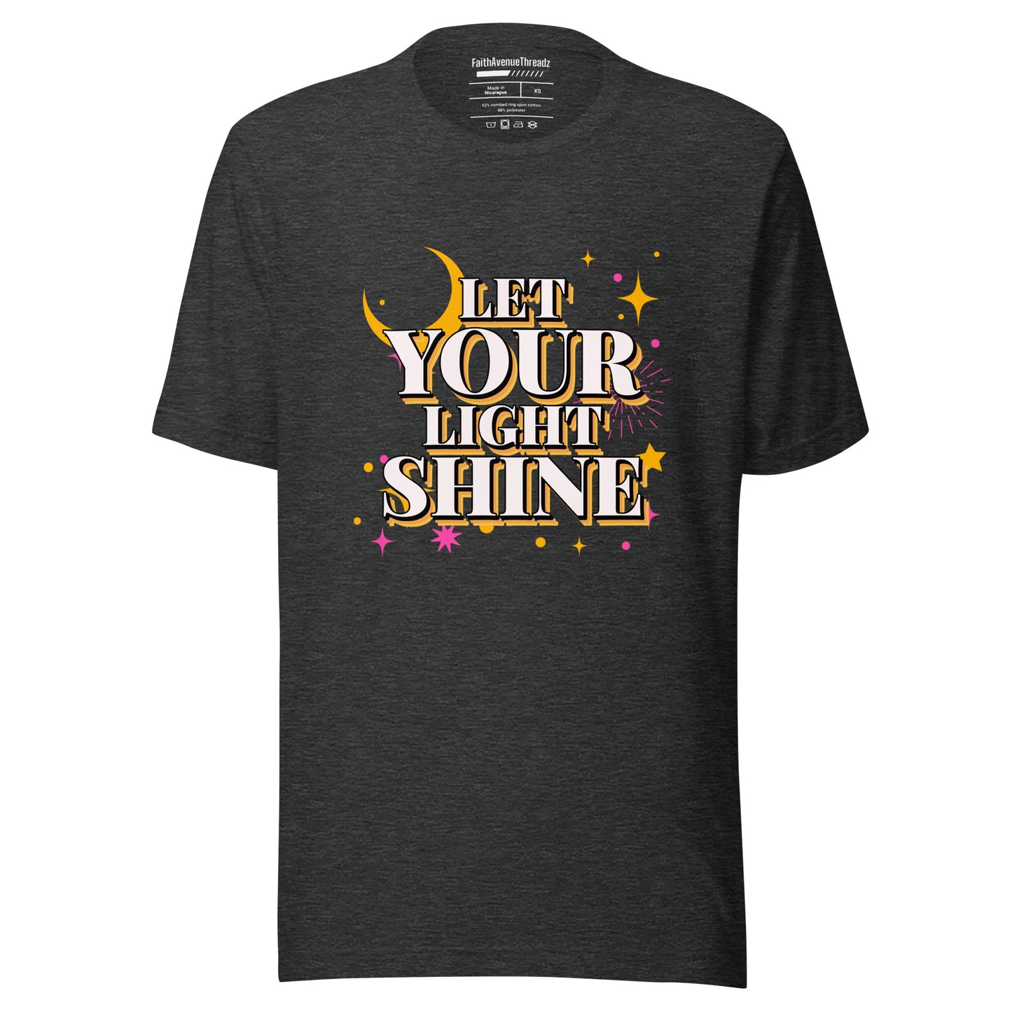 Let Your Light Shine Christian T-shirt