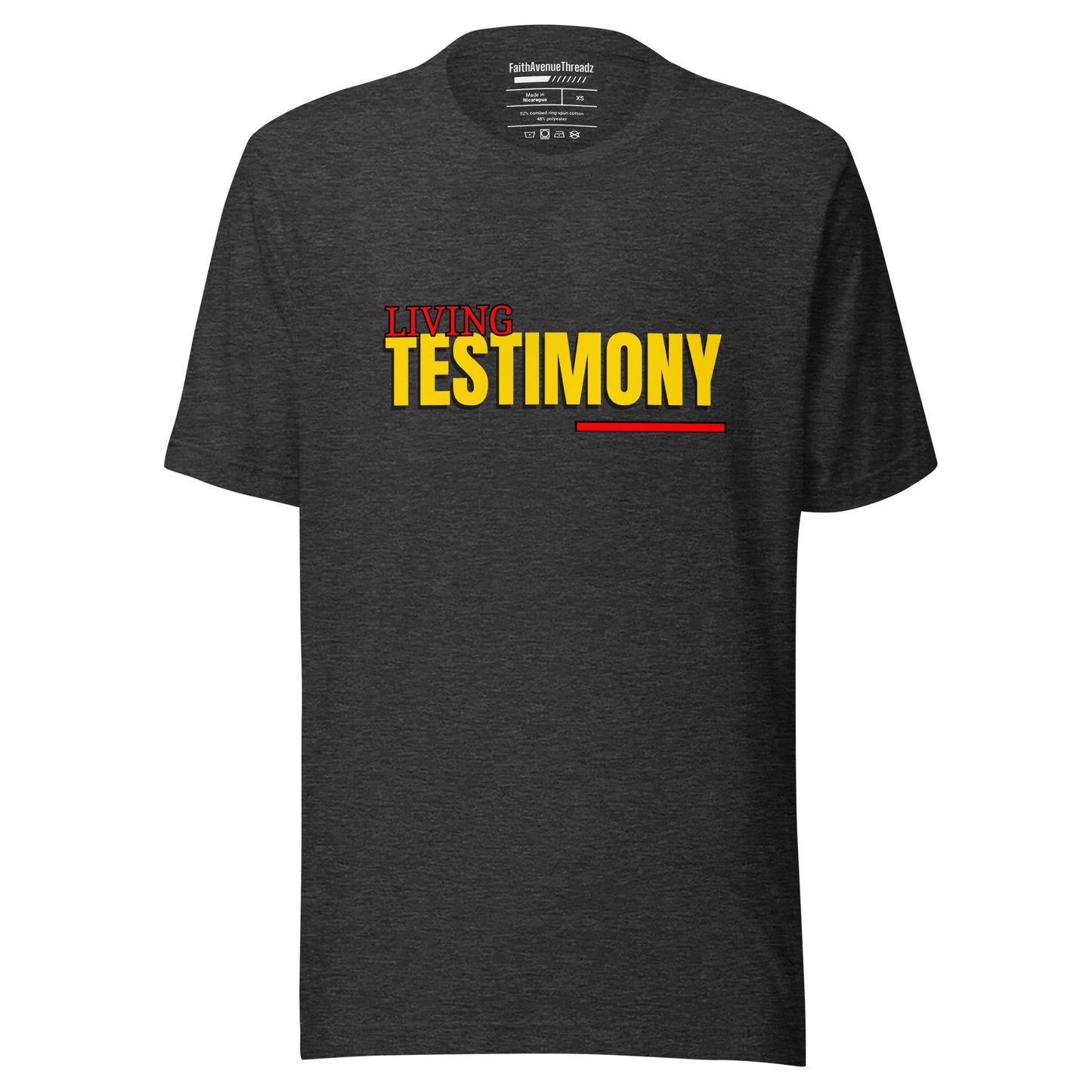 Living Testimony Christian T-shirt