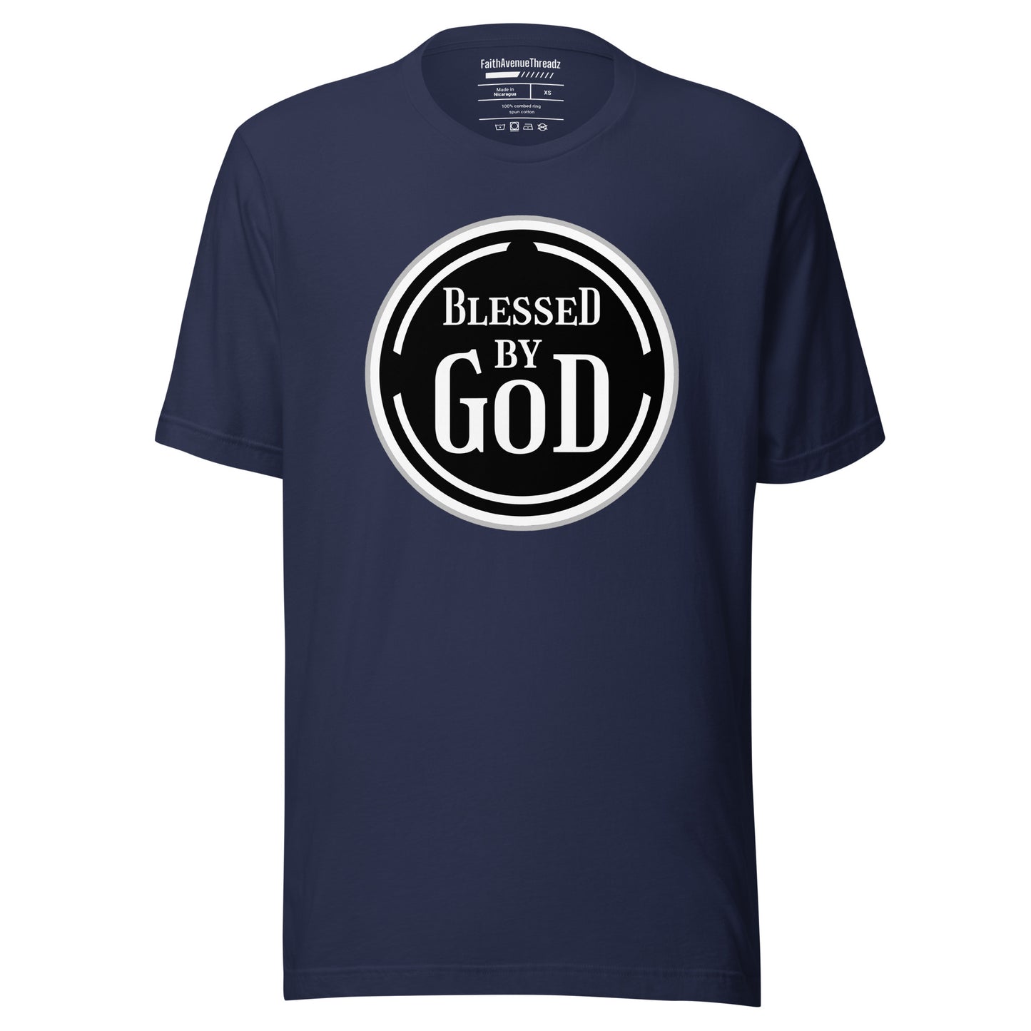Blessed By God Christian T-shirt