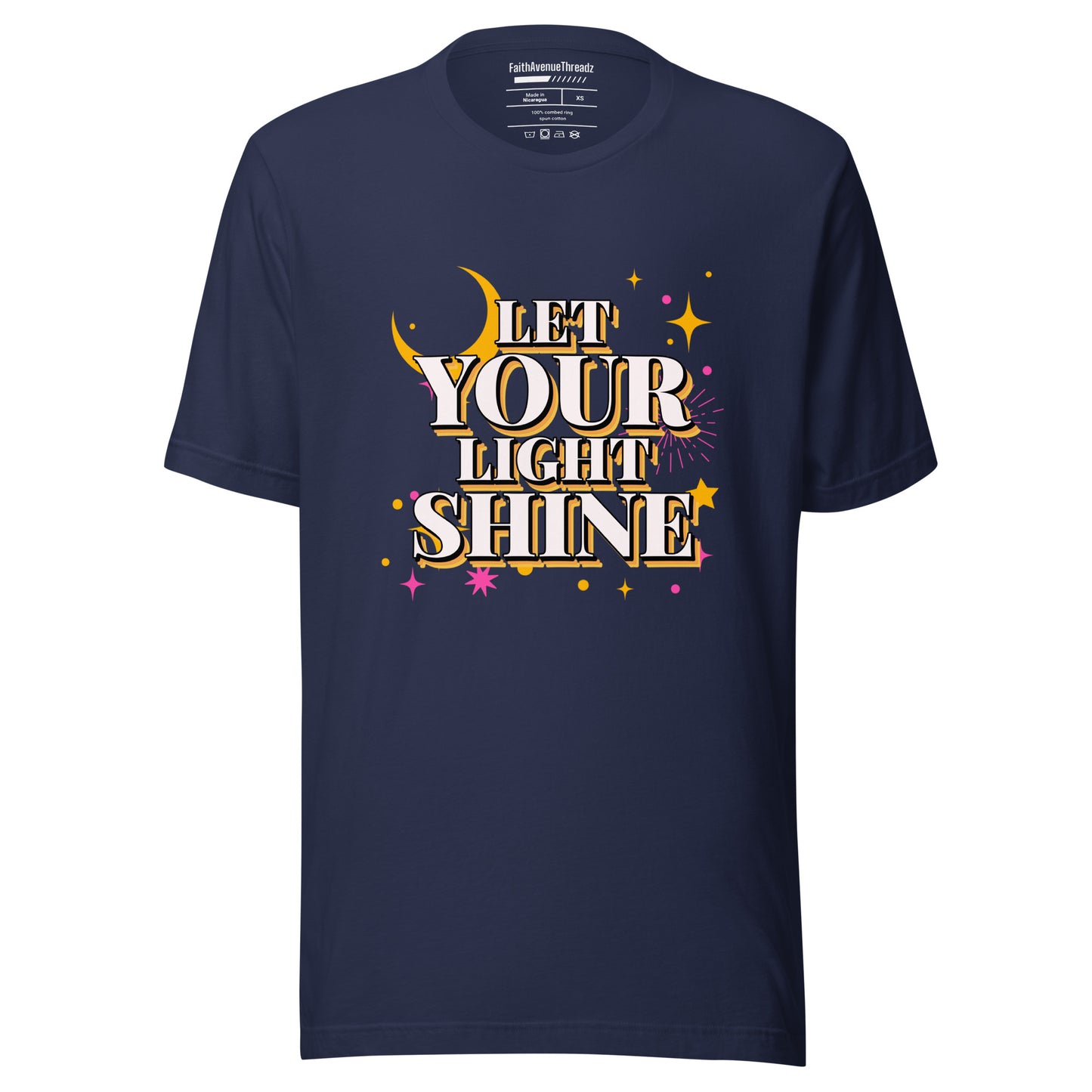 Let Your Light Shine Christian T-shirt