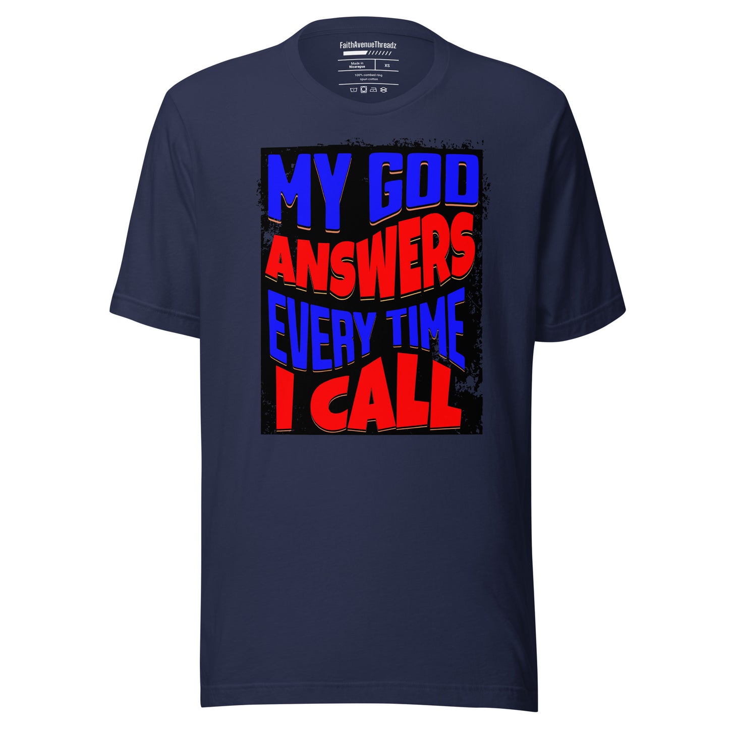My God Answers Christian T-shirt