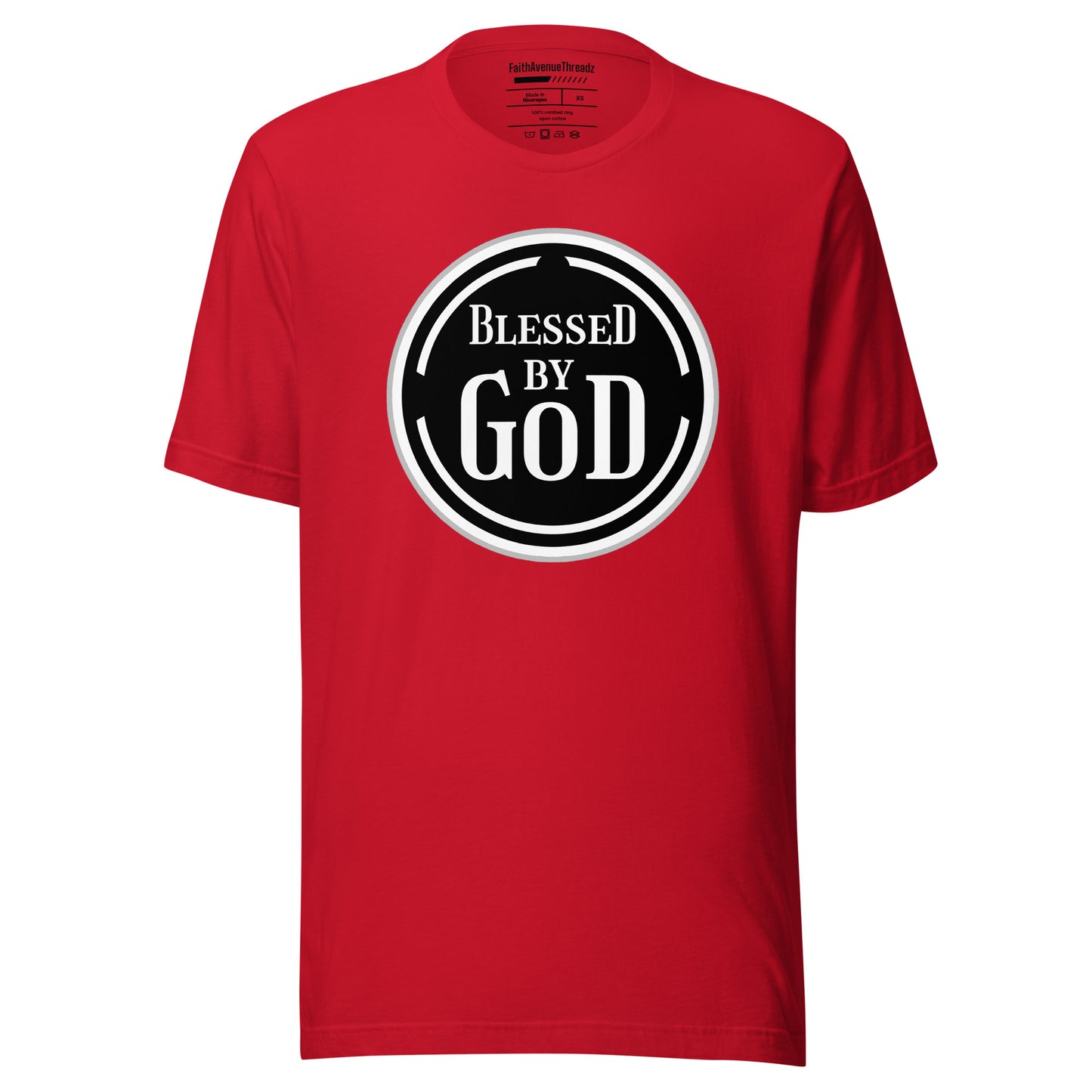 Blessed By God Christian T-shirt
