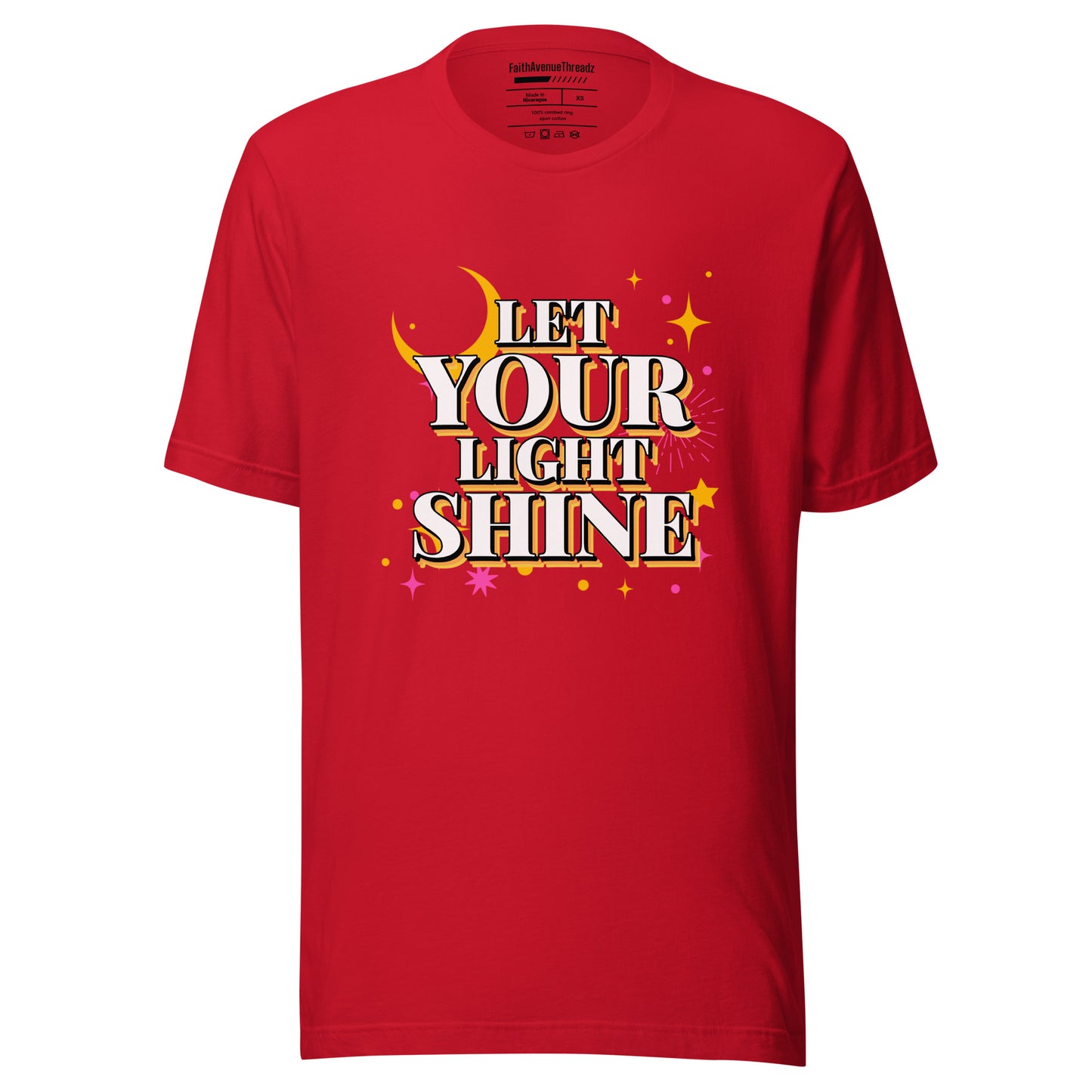 Let Your Light Shine Christian T-shirt