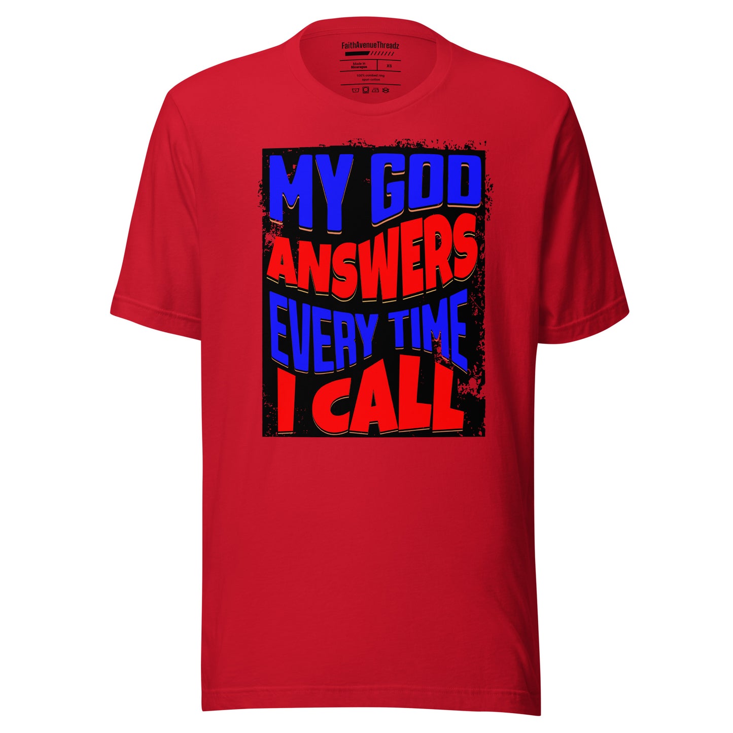My God Answers Christian T-shirt