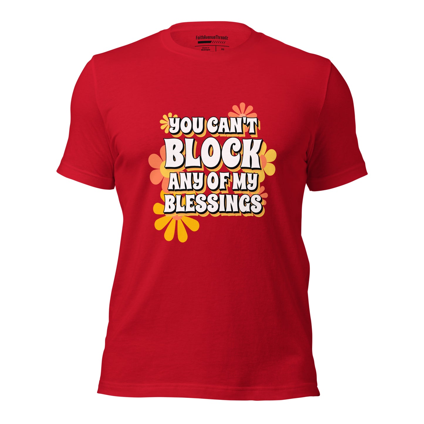 Can't Block My Blessing Christian T-shirt
