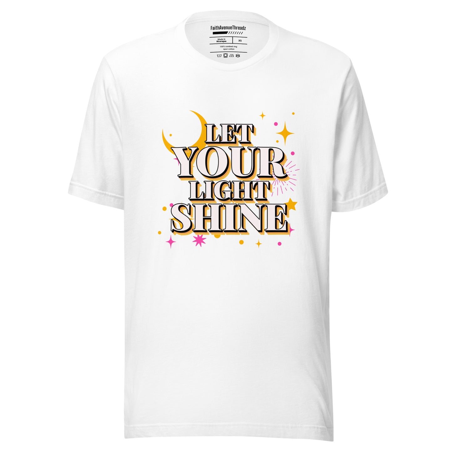 Let Your Light Shine Christian T-shirt