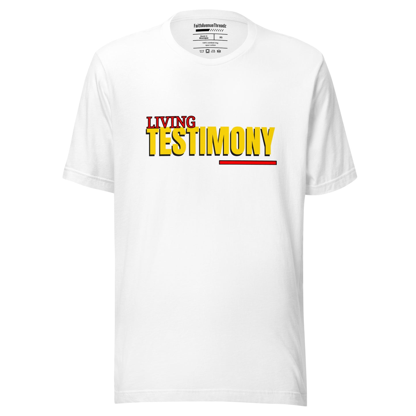 Living Testimony Christian T-shirt