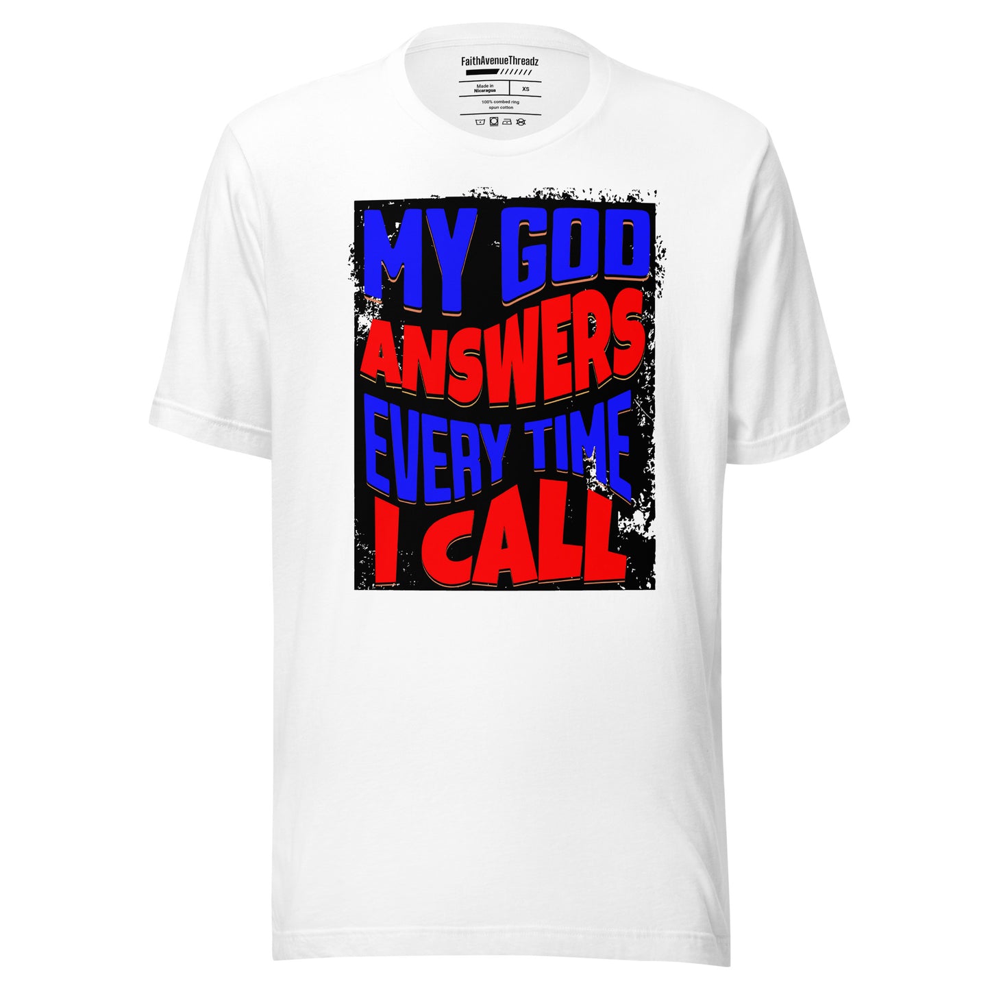 My God Answers Christian T-shirt