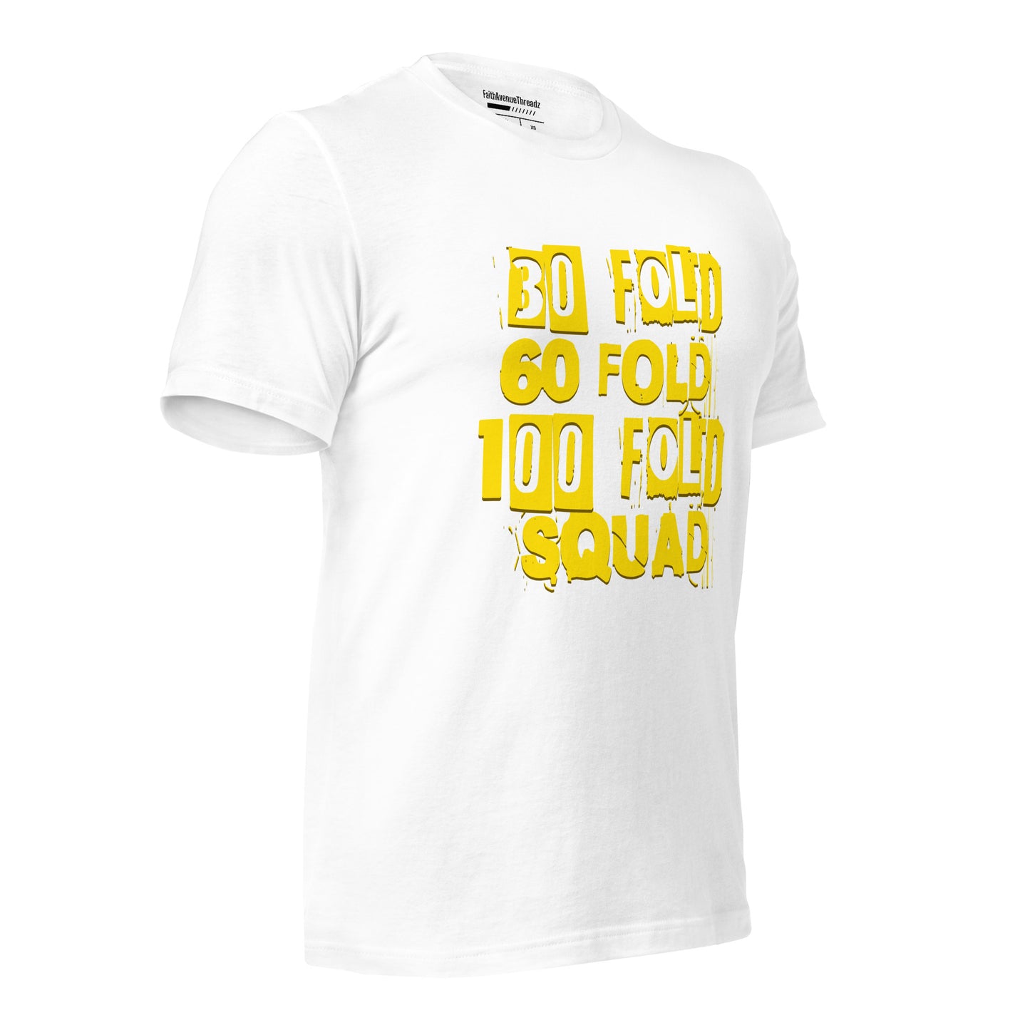 30 Fold, 60 Fold, 100 Fold Squad Christian T-shirt