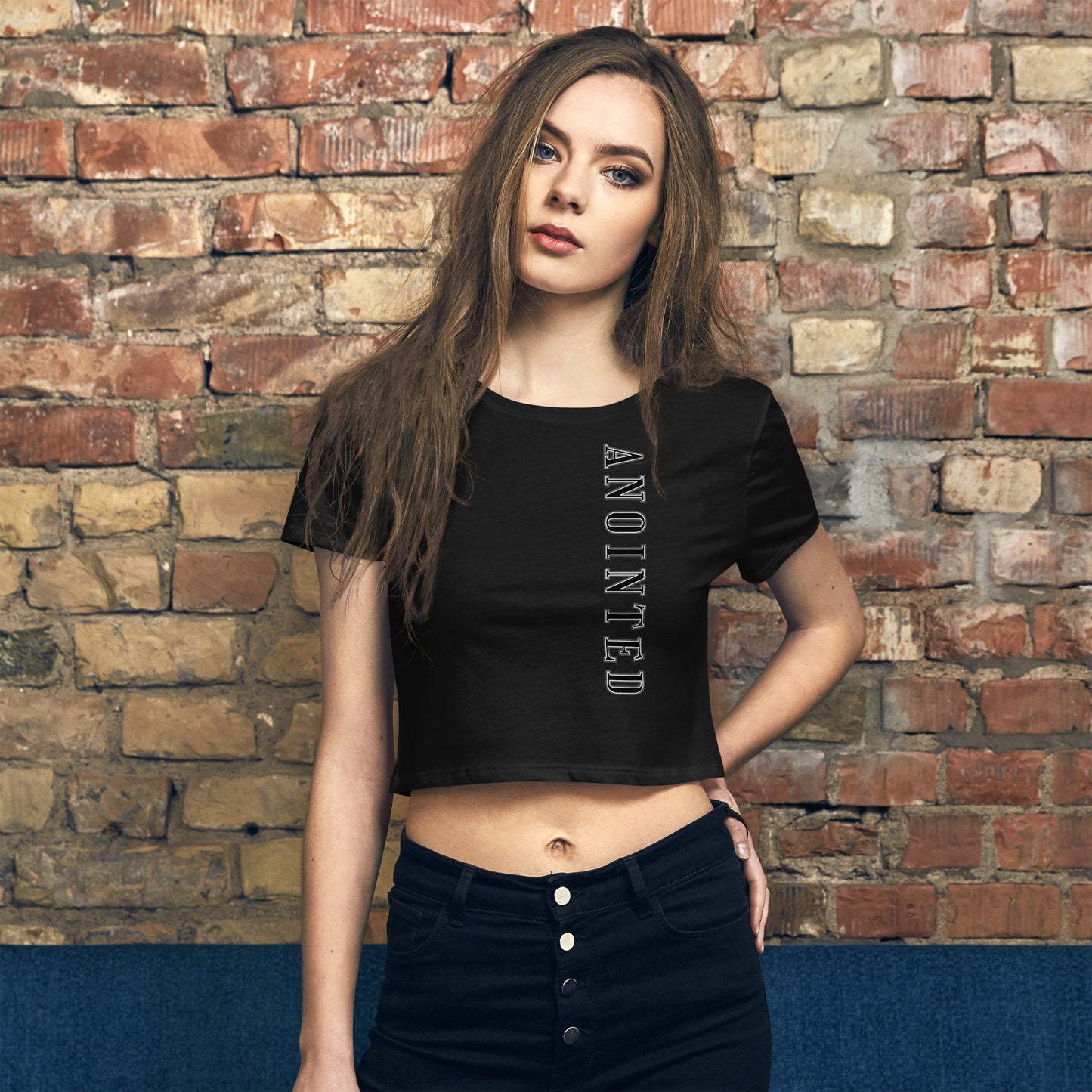 Anointed Christian Crop Top Version 1