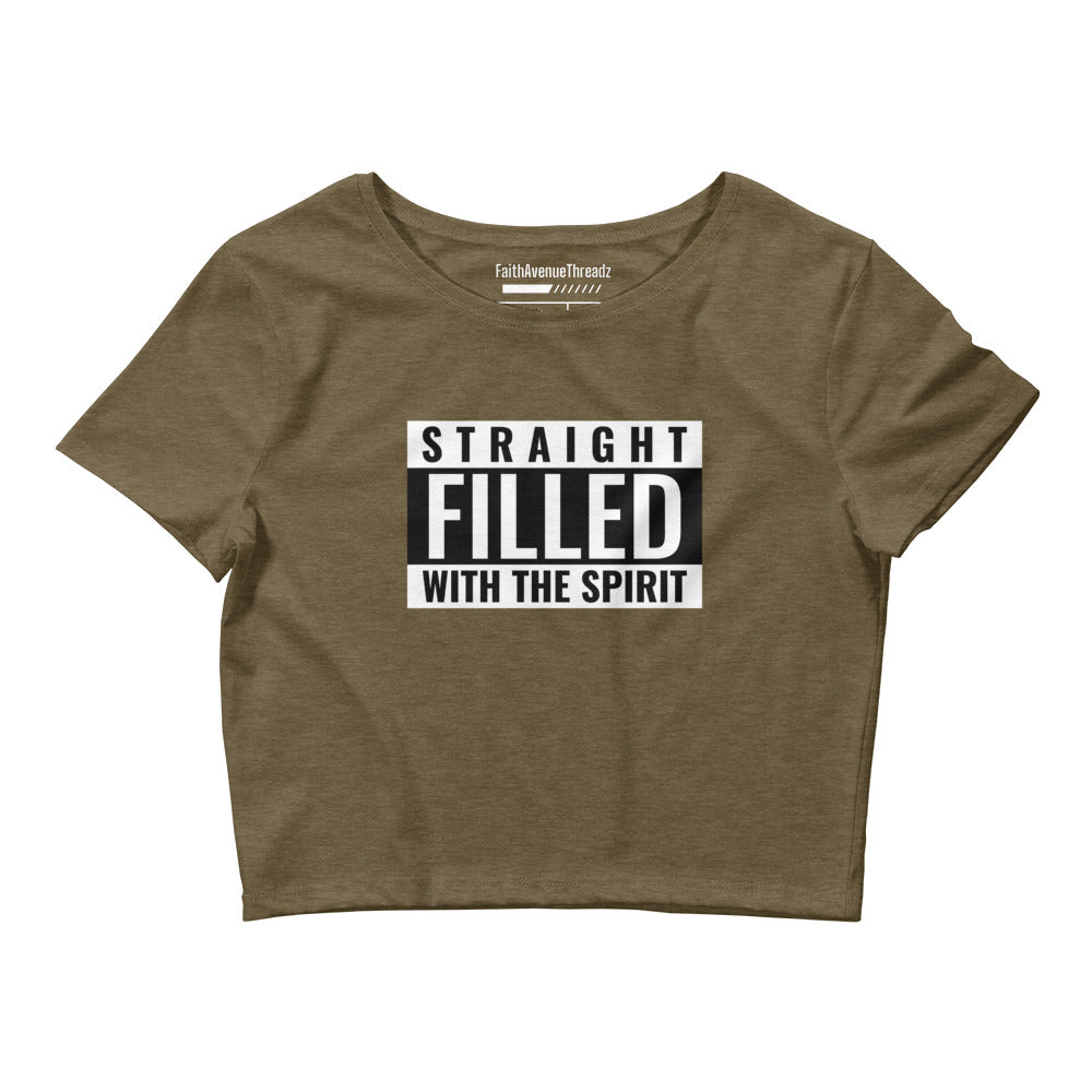 Filled With The Spirit Christian Crop Top